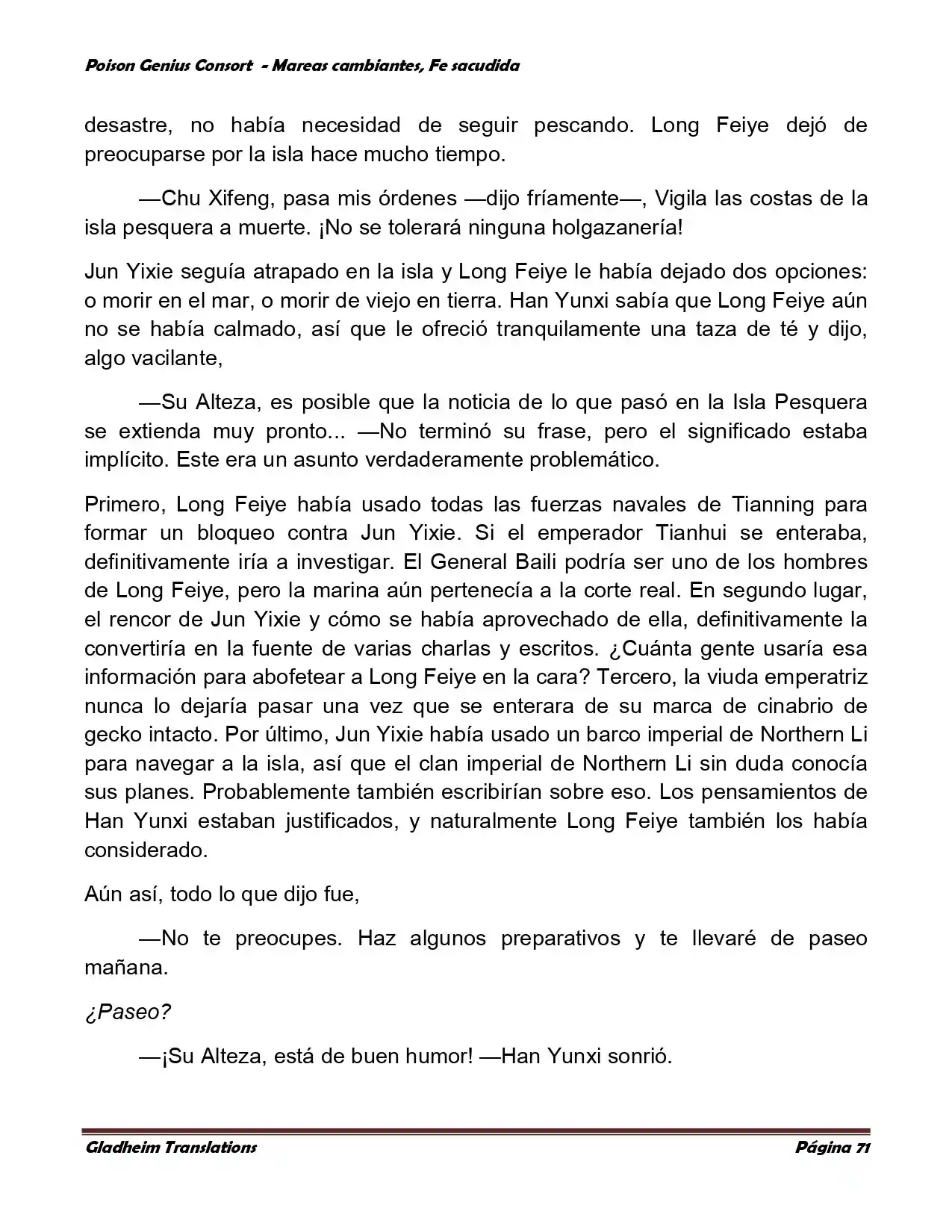 Poison Genious Consort (Novela) - Capítulo 353 - Página 71 - LectorTMOo