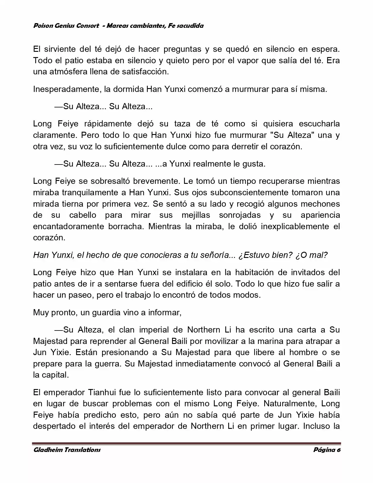 Poison Genious Consort (Novela) - Capítulo 354 - Página 5 - LectorTMOo