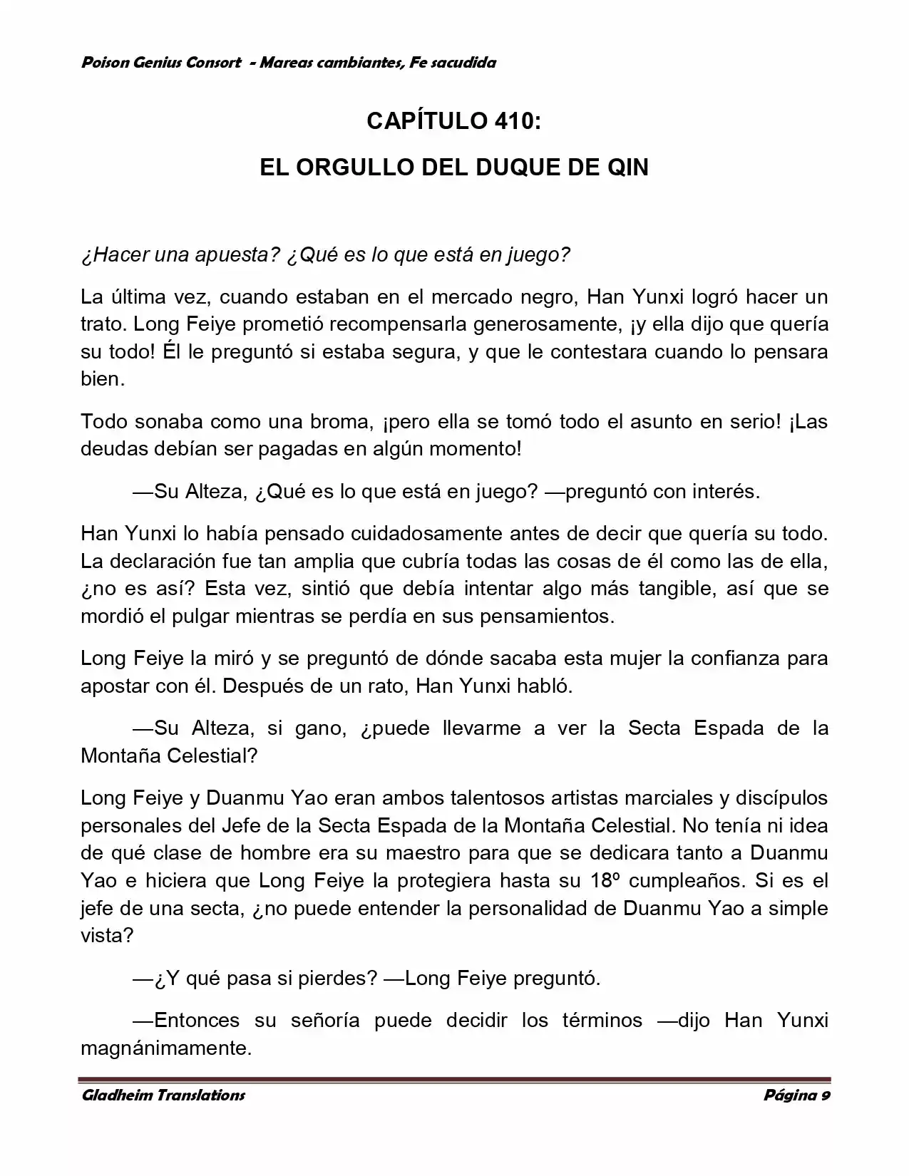 Poison Genious Consort (Novela) - Capítulo 354 - Página 8 - LectorTMOo