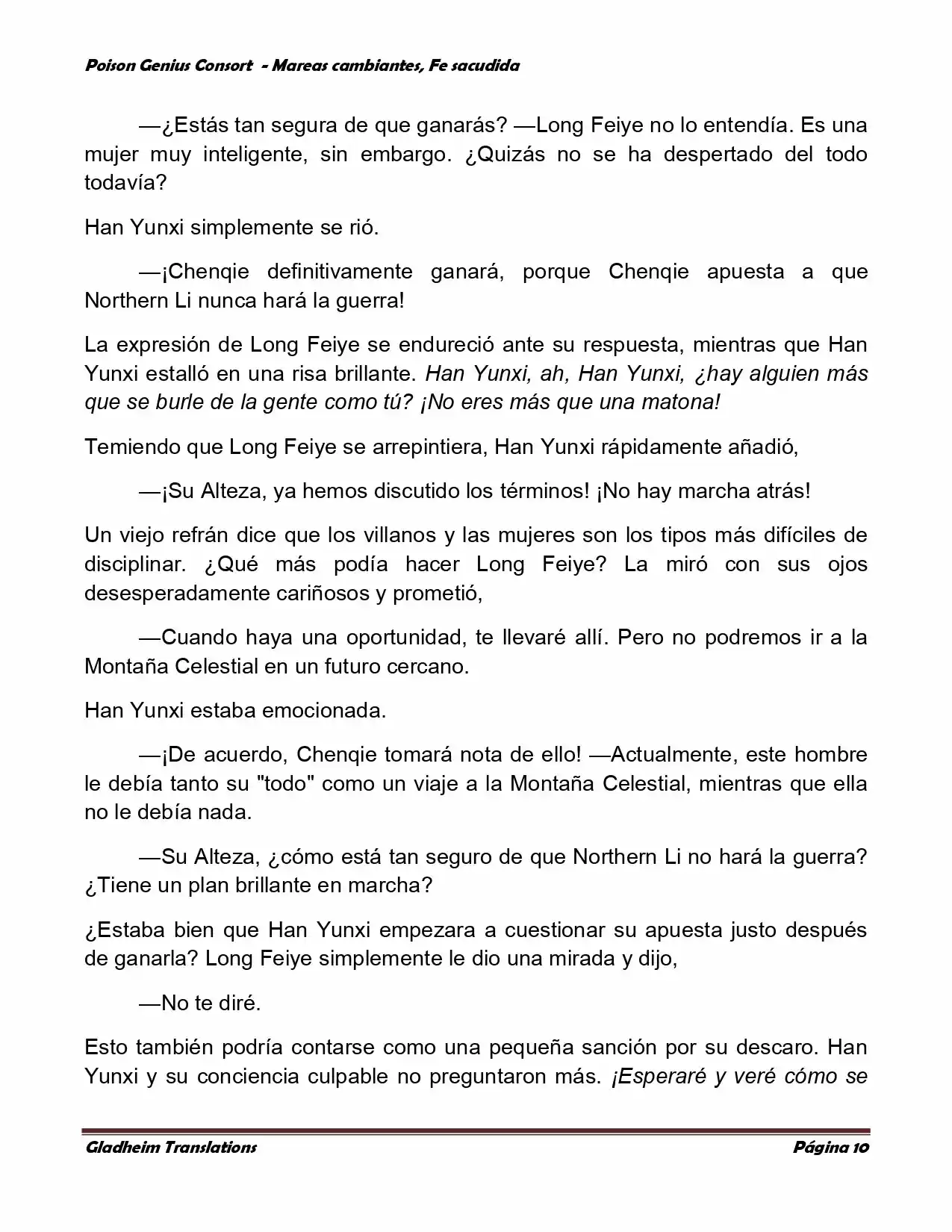 Poison Genious Consort (Novela) - Capítulo 354 - Página 9 - LectorTMOo