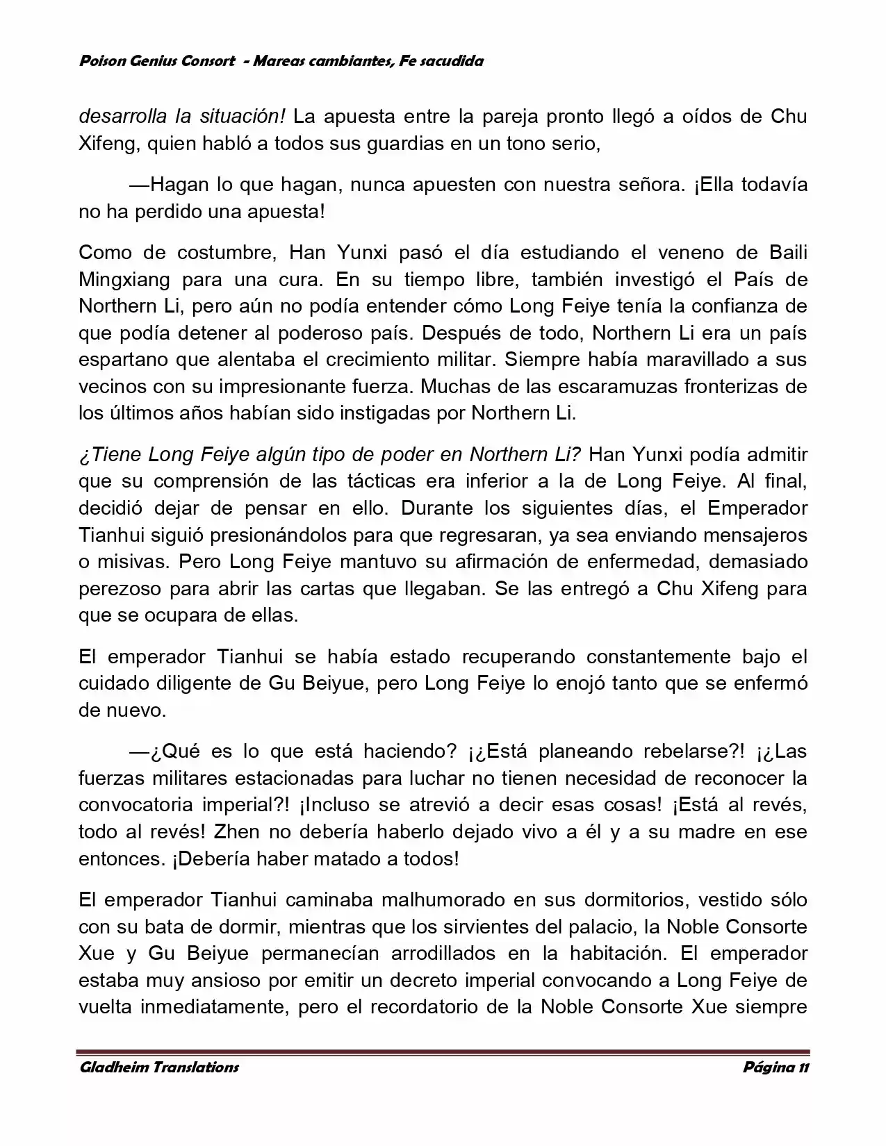 Poison Genious Consort (Novela) - Capítulo 354 - Página 10 - LectorTMOo