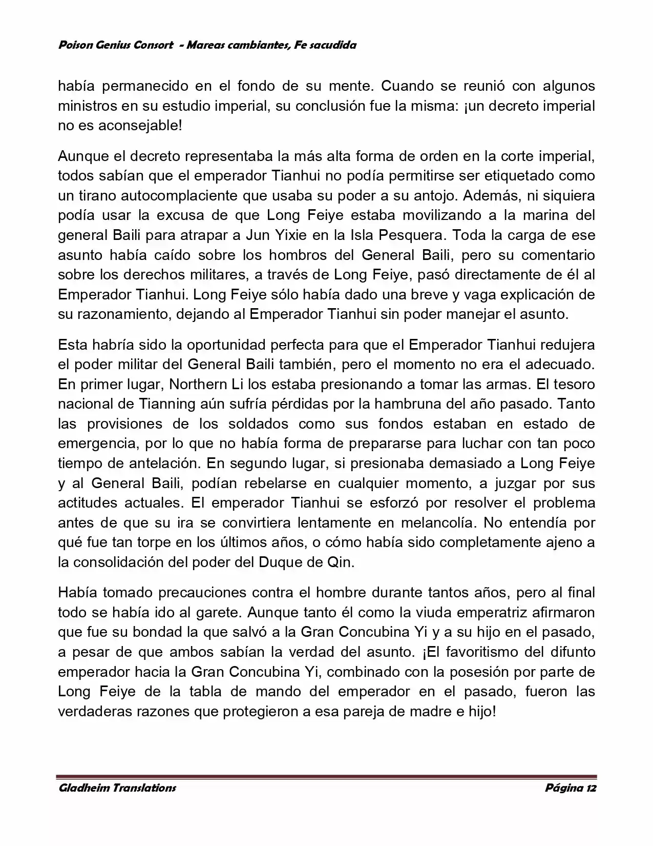 Poison Genious Consort (Novela) - Capítulo 354 - Página 11 - LectorTMOo