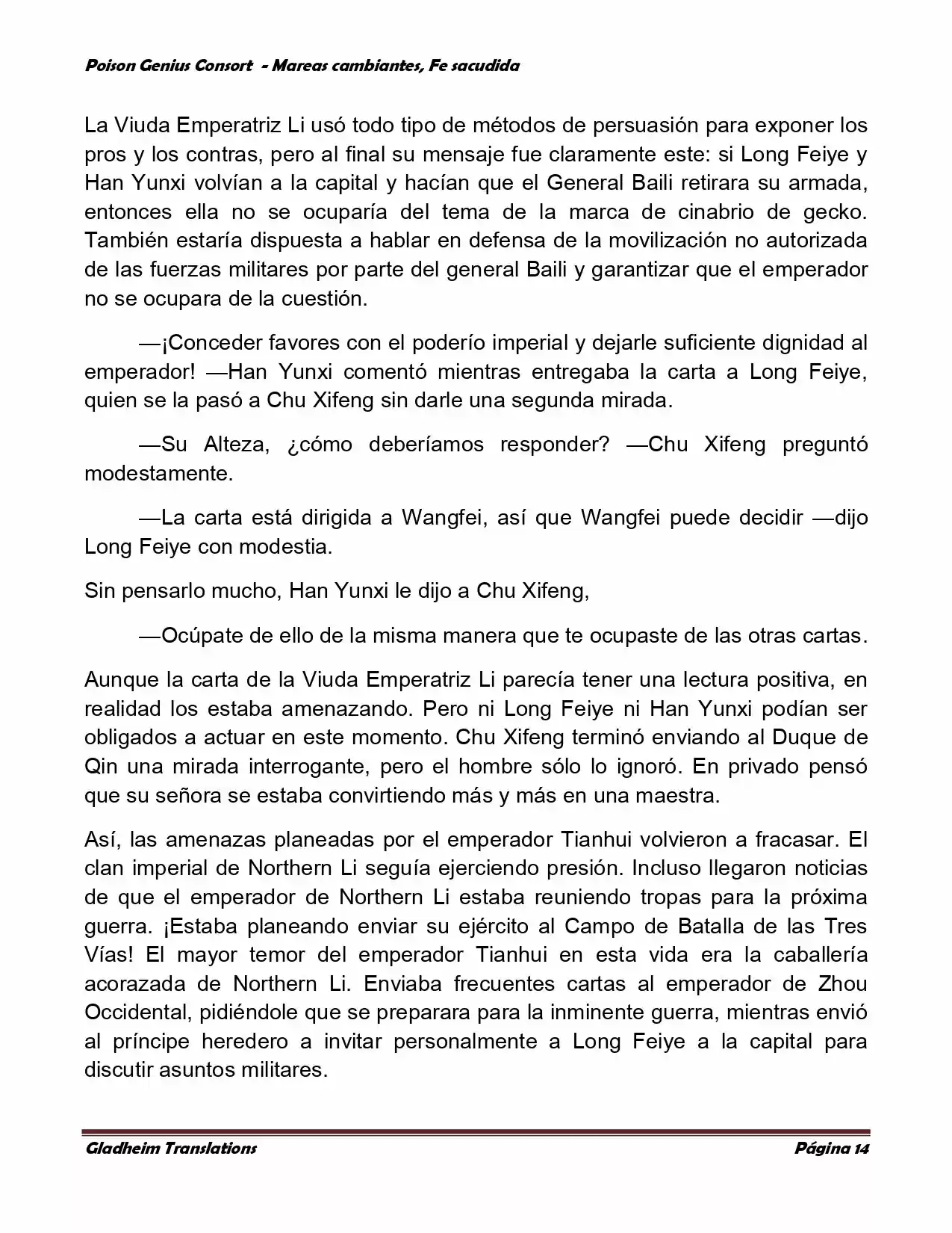 Poison Genious Consort (Novela) - Capítulo 354 - Página 13 - LectorTMOo