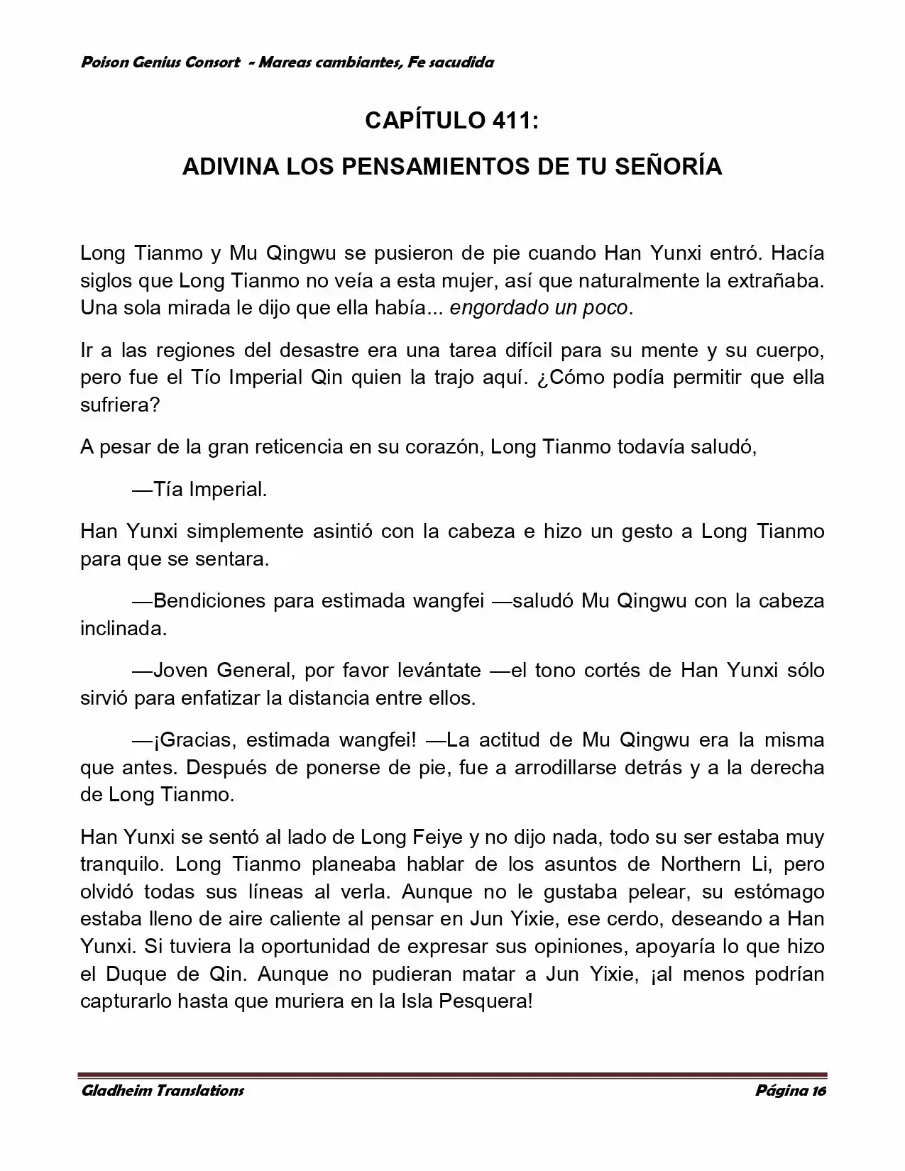 Poison Genious Consort (Novela) - Capítulo 354 - Página 15 - LectorTMOo