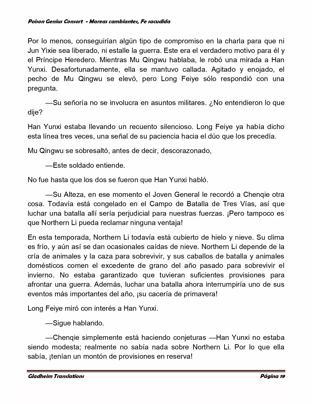 Poison Genious Consort (Novela) - Capítulo 354 - Página 18 - LectorTMOo