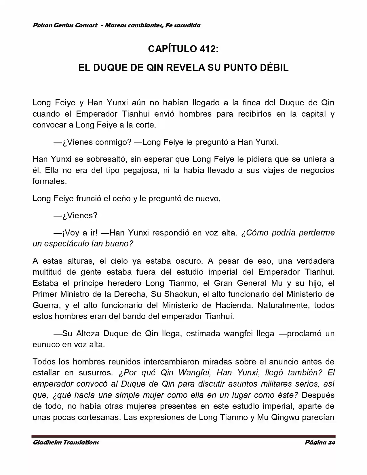 Poison Genious Consort (Novela) - Capítulo 354 - Página 22 - LectorTMOo