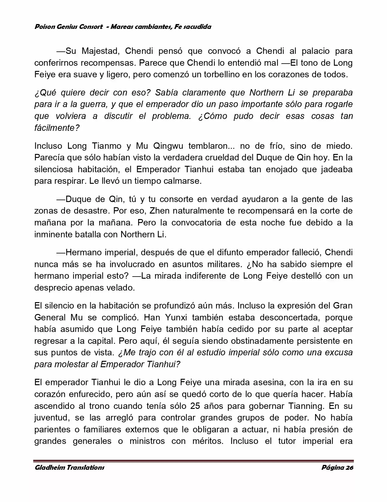 Poison Genious Consort (Novela) - Capítulo 354 - Página 24 - LectorTMOo