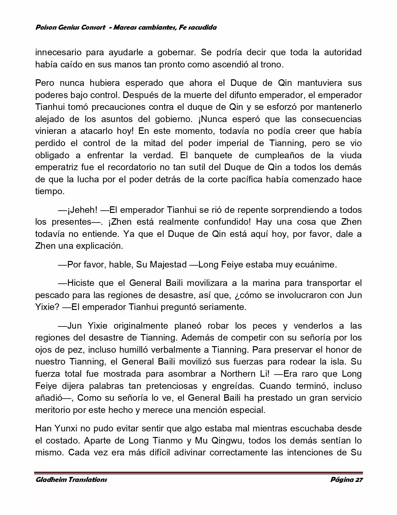 Poison Genious Consort (Novela) - Capítulo 354 - Página 25 - LectorTMOo