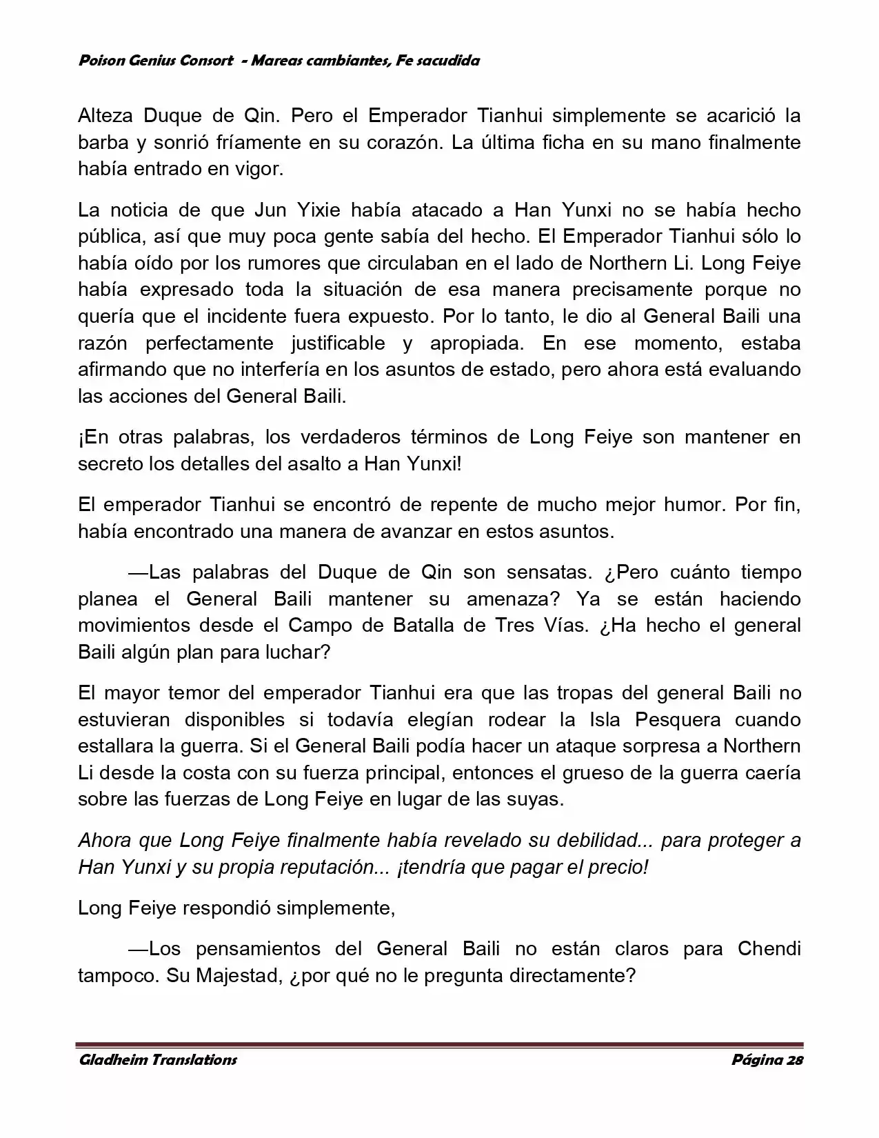 Poison Genious Consort (Novela) - Capítulo 354 - Página 26 - LectorTMOo