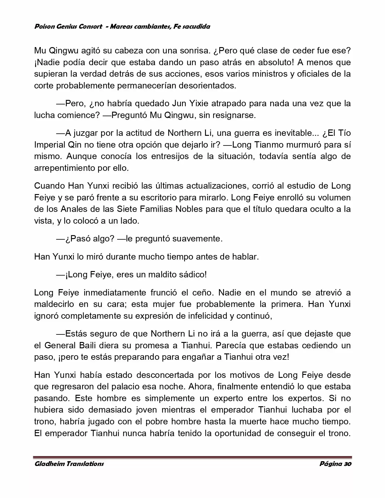Poison Genious Consort (Novela) - Capítulo 354 - Página 28 - LectorTMOo