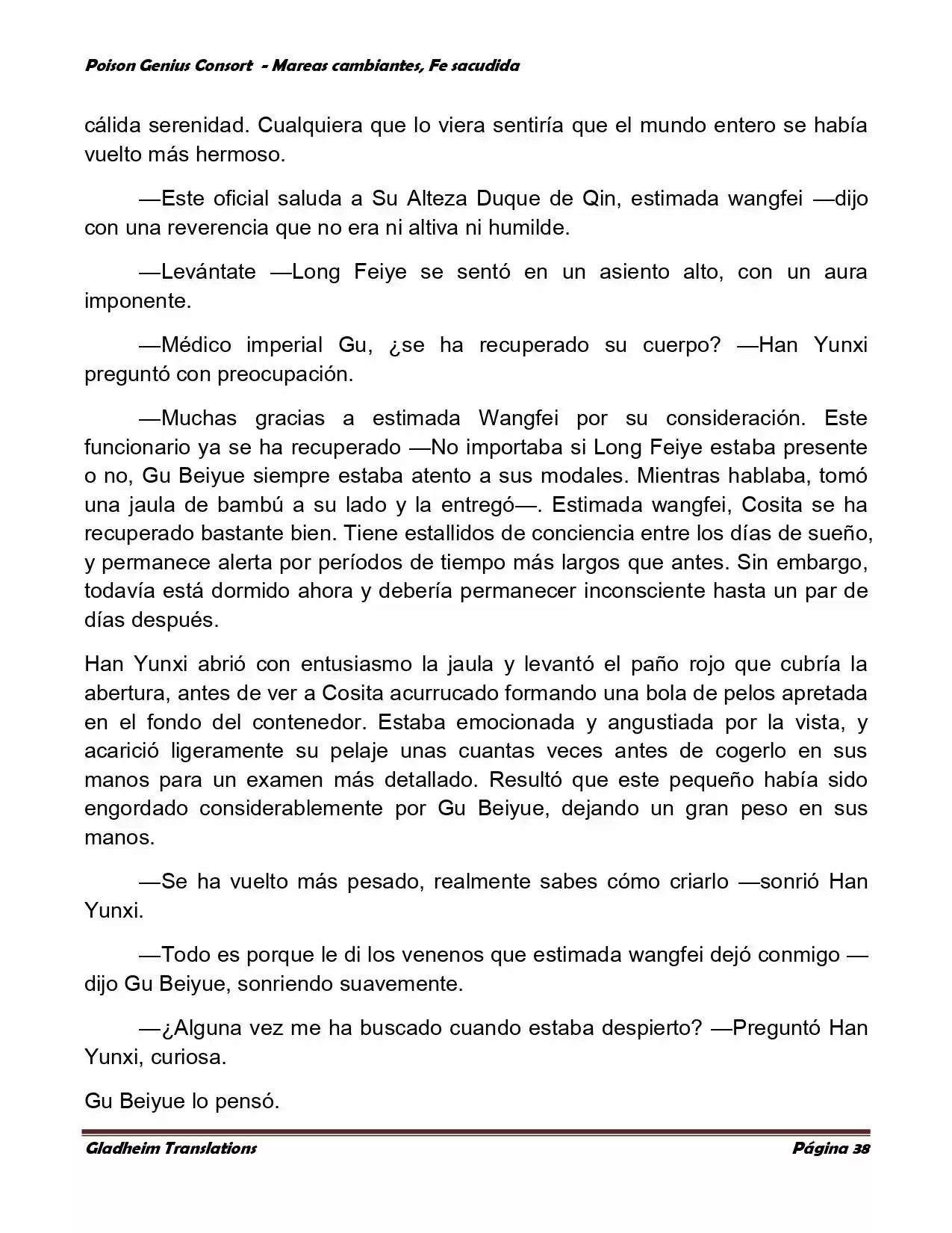 Poison Genious Consort (Novela) - Capítulo 354 - Página 36 - LectorTMOo