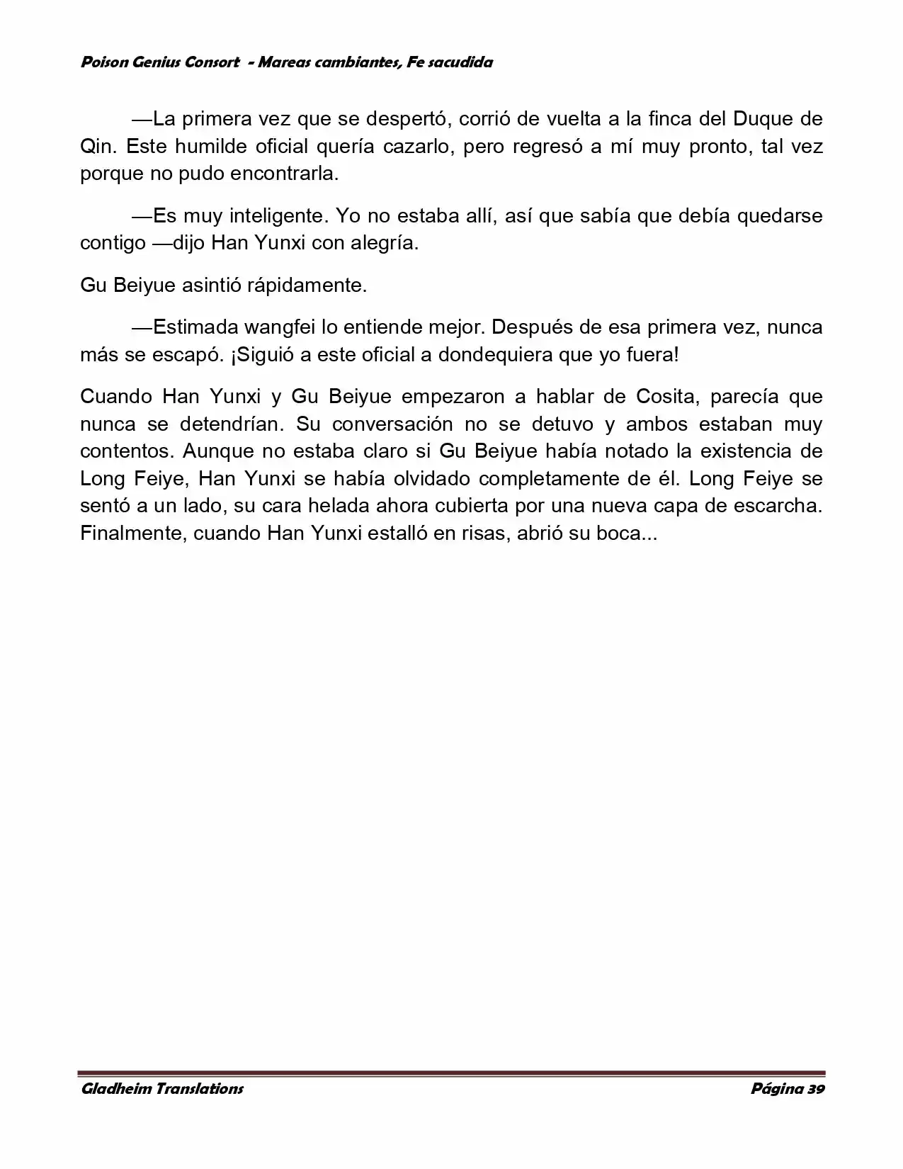 Poison Genious Consort (Novela) - Capítulo 354 - Página 37 - LectorTMOo