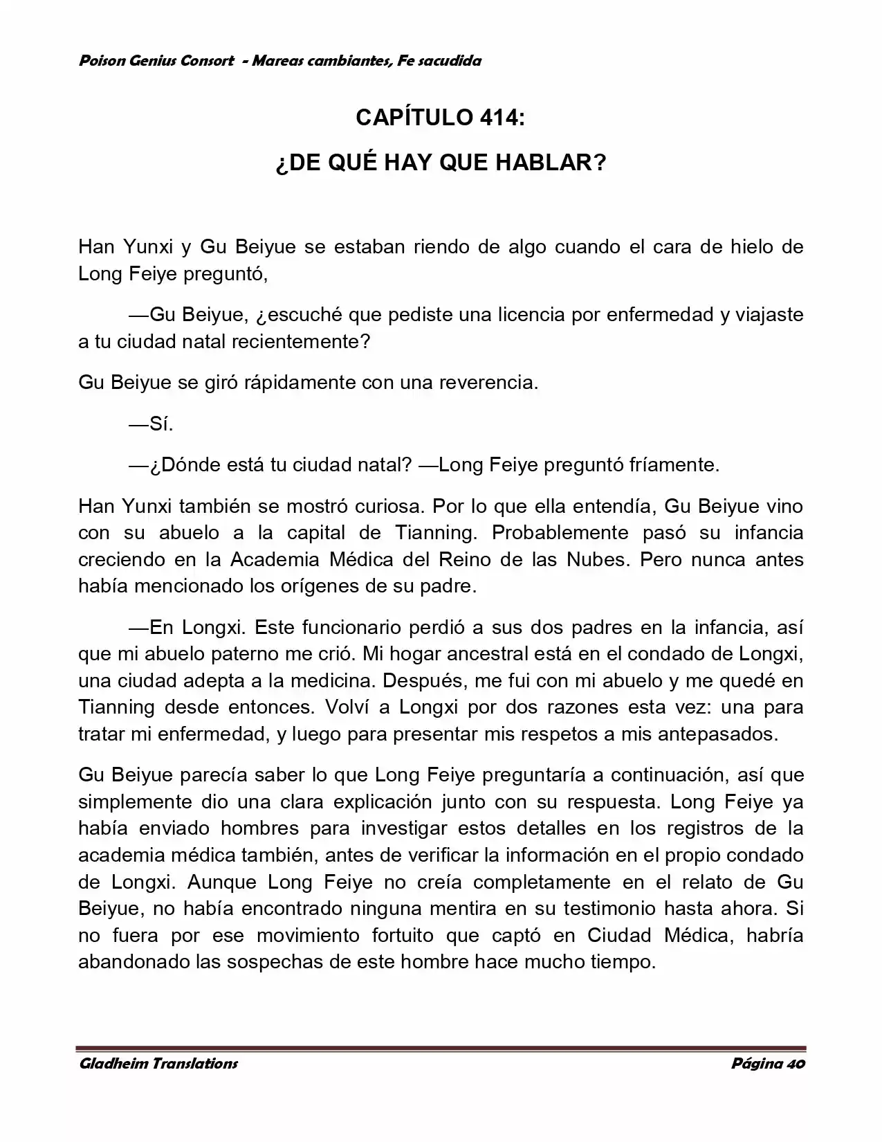 Poison Genious Consort (Novela) - Capítulo 354 - Página 38 - LectorTMOo