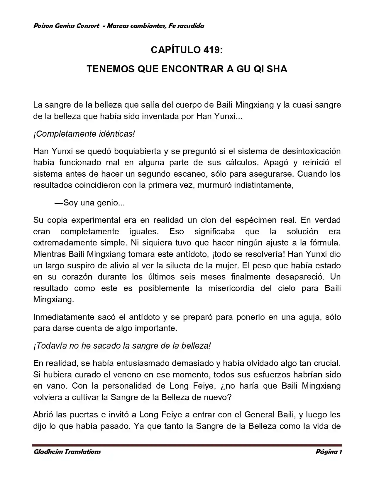 Poison Genious Consort (Novela) - Capítulo 355 - Página 1 - LectorTMOo