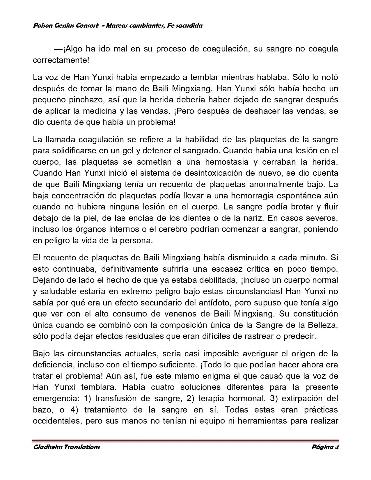 Poison Genious Consort (Novela) - Capítulo 355 - Página 4 - LectorTMOo