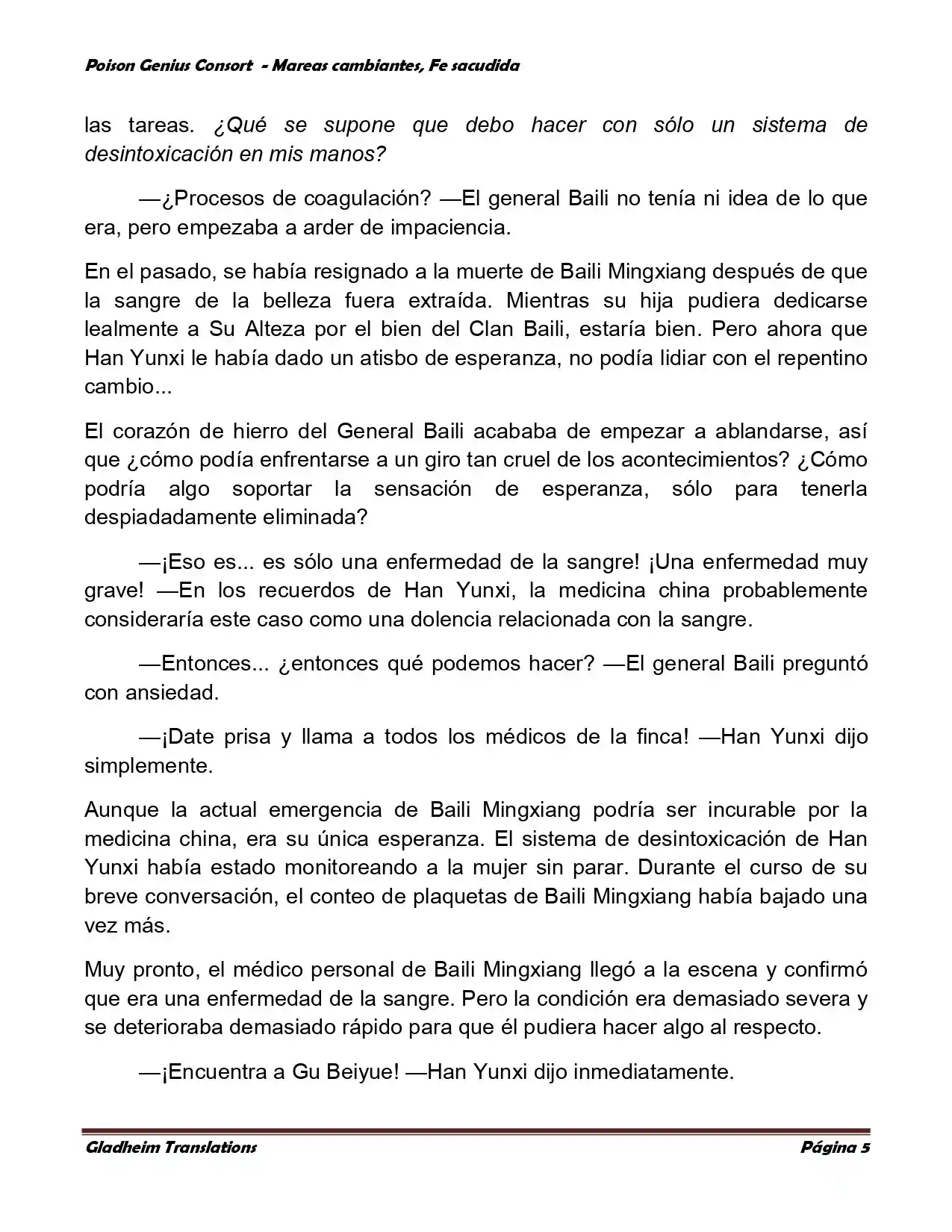 Poison Genious Consort (Novela) - Capítulo 355 - Página 5 - LectorTMOo