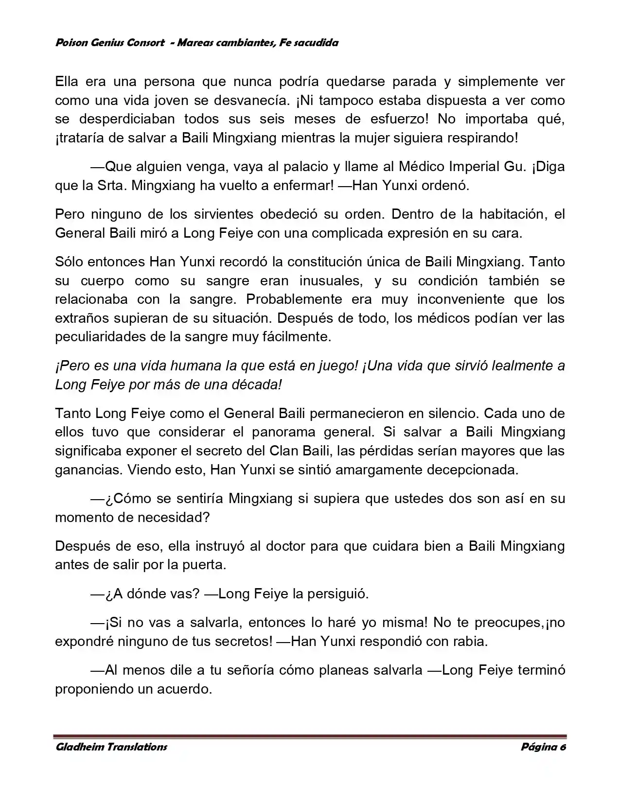 Poison Genious Consort (Novela) - Capítulo 355 - Página 6 - LectorTMOo
