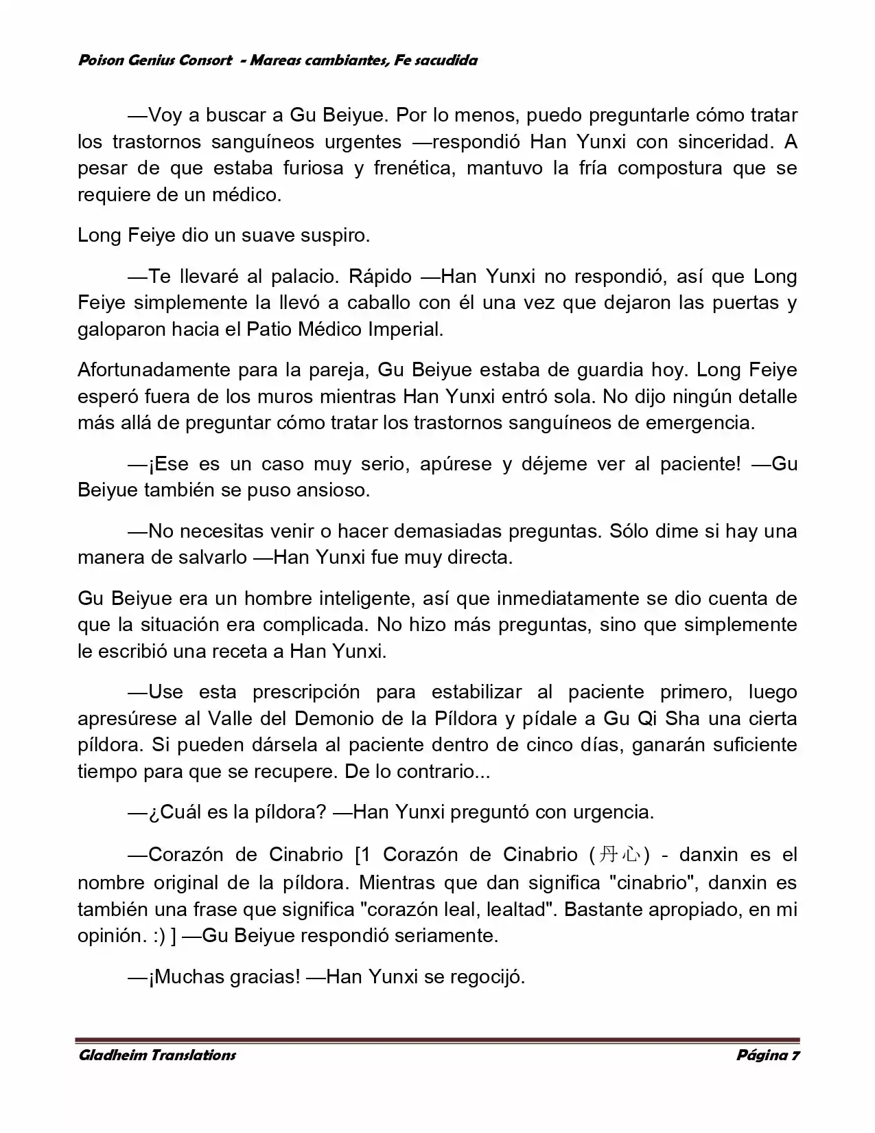 Poison Genious Consort (Novela) - Capítulo 355 - Página 7 - LectorTMOo