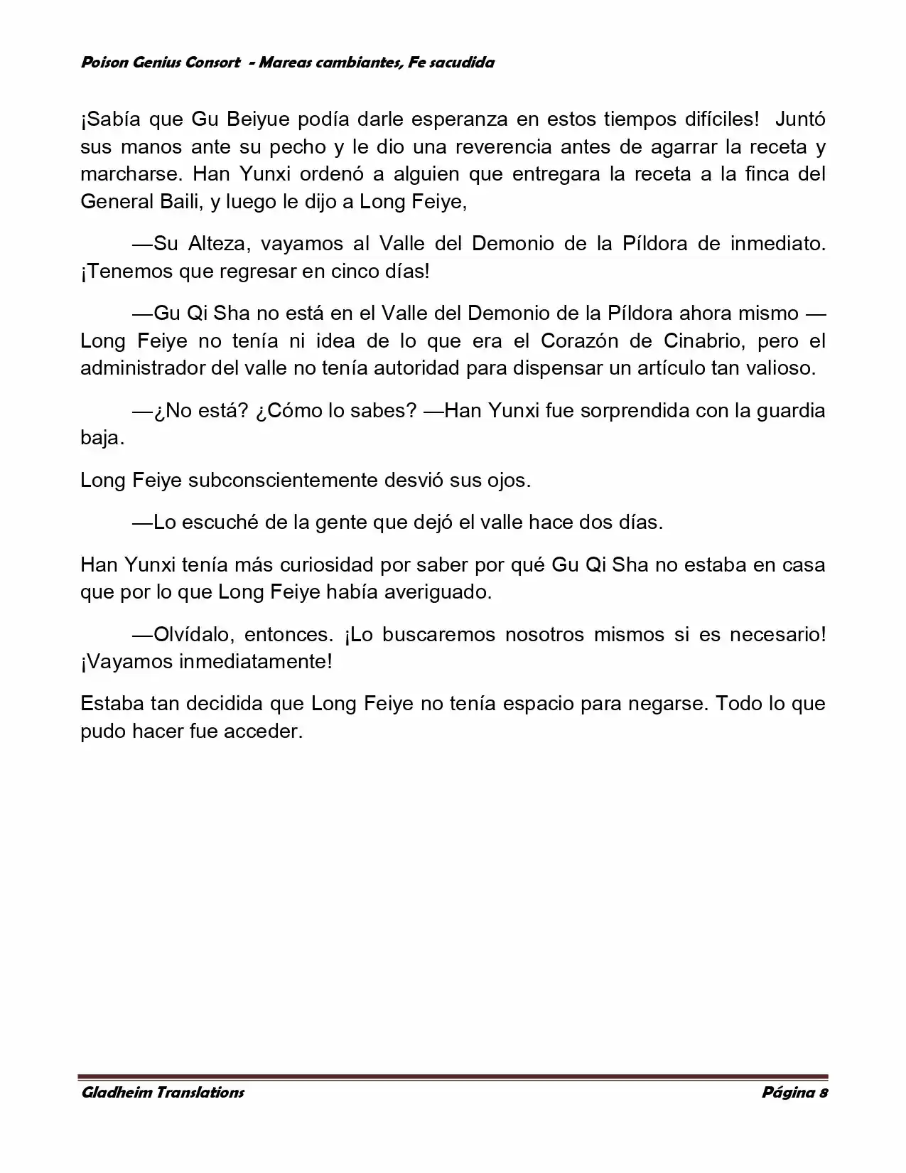 Poison Genious Consort (Novela) - Capítulo 355 - Página 8 - LectorTMOo