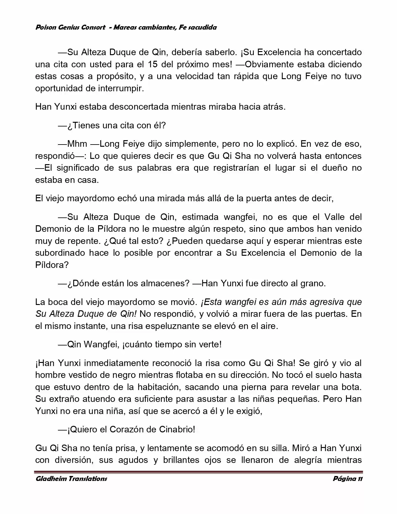 Poison Genious Consort (Novela) - Capítulo 355 - Página 11 - LectorTMOo