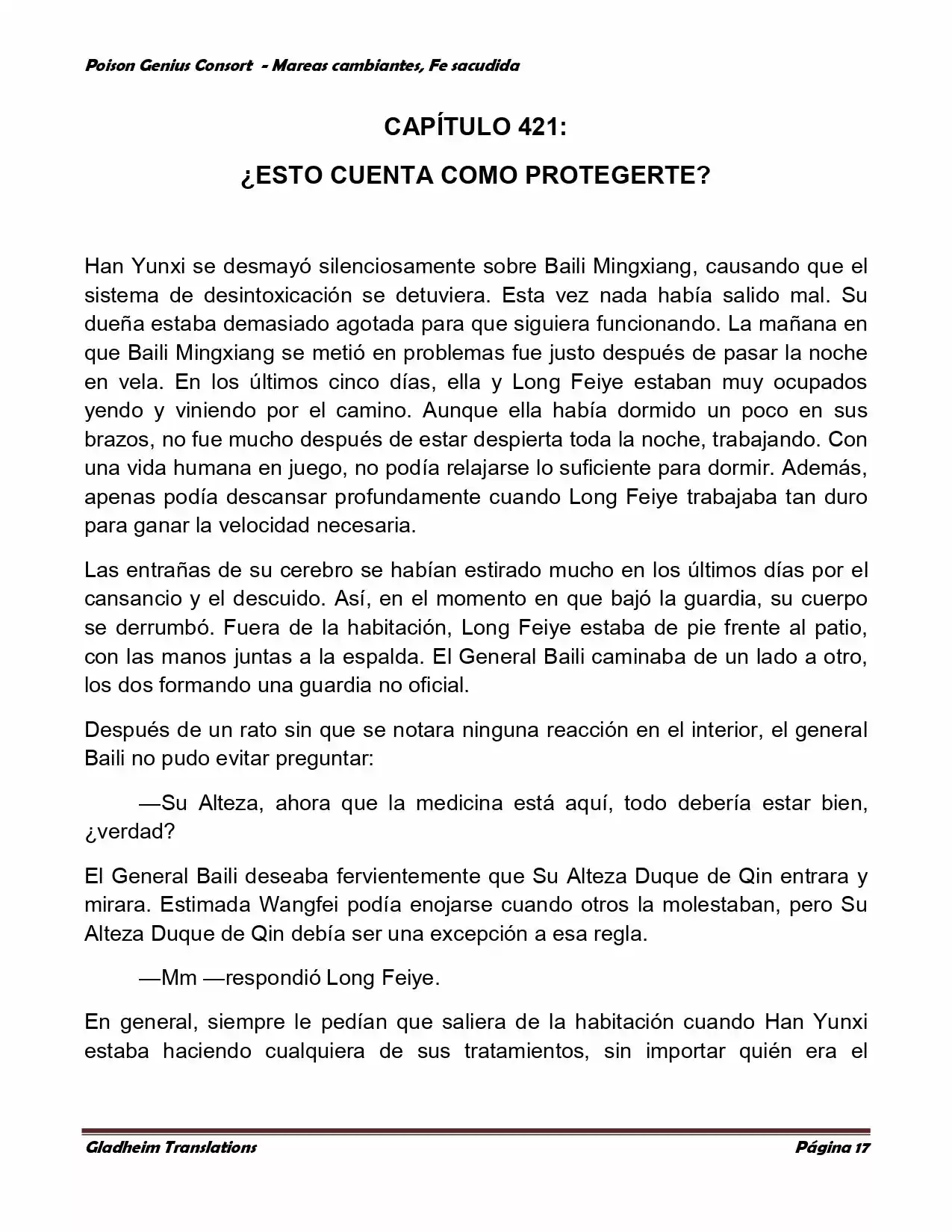 Poison Genious Consort (Novela) - Capítulo 355 - Página 17 - LectorTMOo