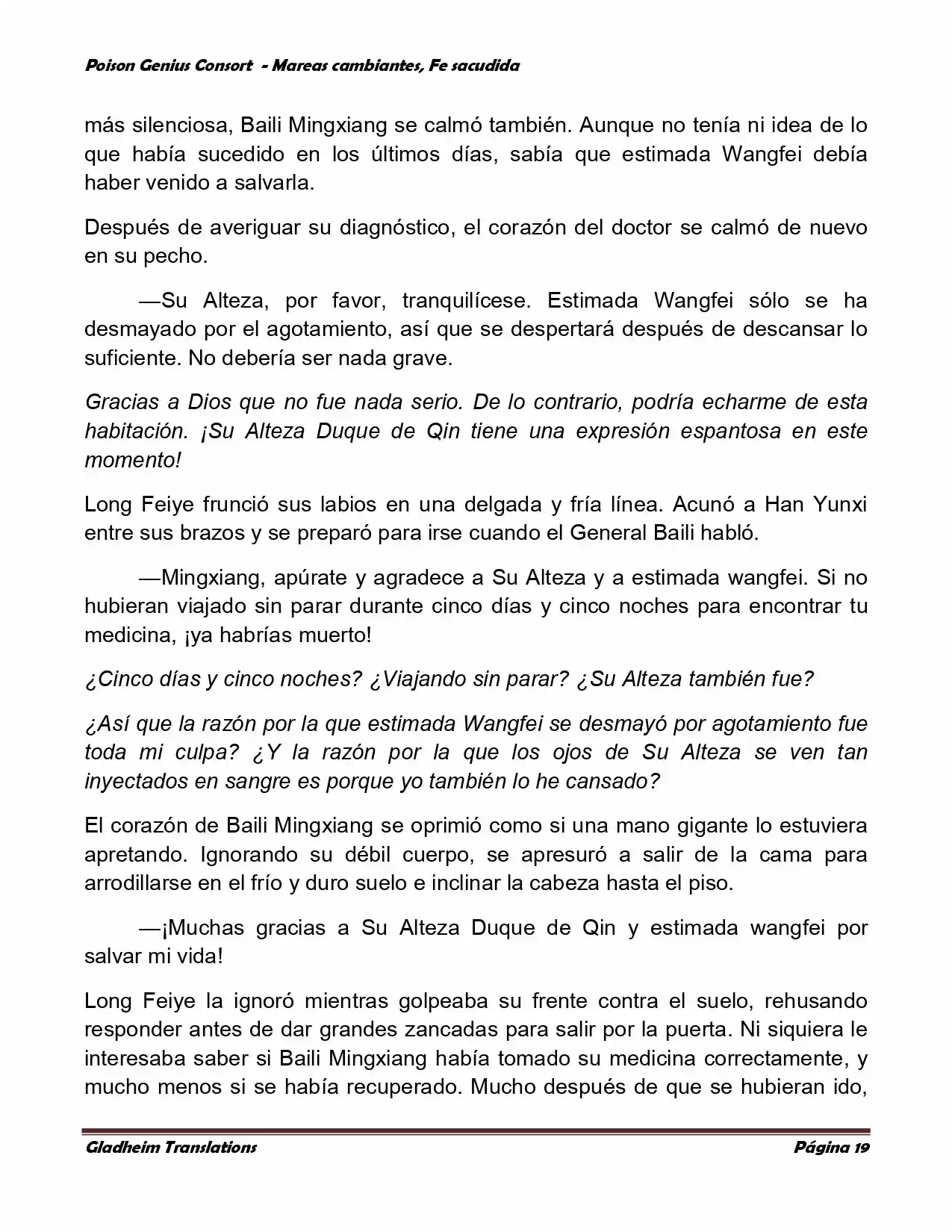 Poison Genious Consort (Novela) - Capítulo 355 - Página 19 - LectorTMOo