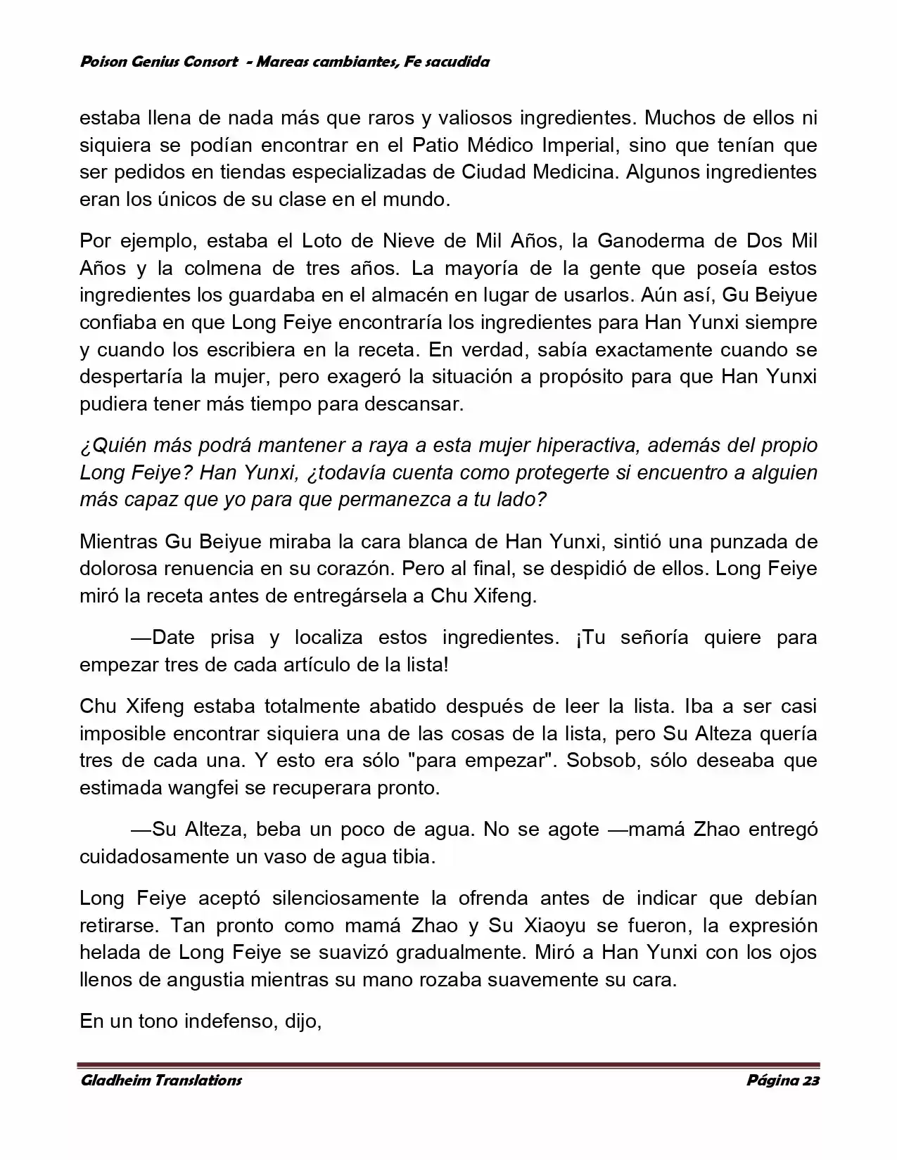 Poison Genious Consort (Novela) - Capítulo 355 - Página 22 - LectorTMOo