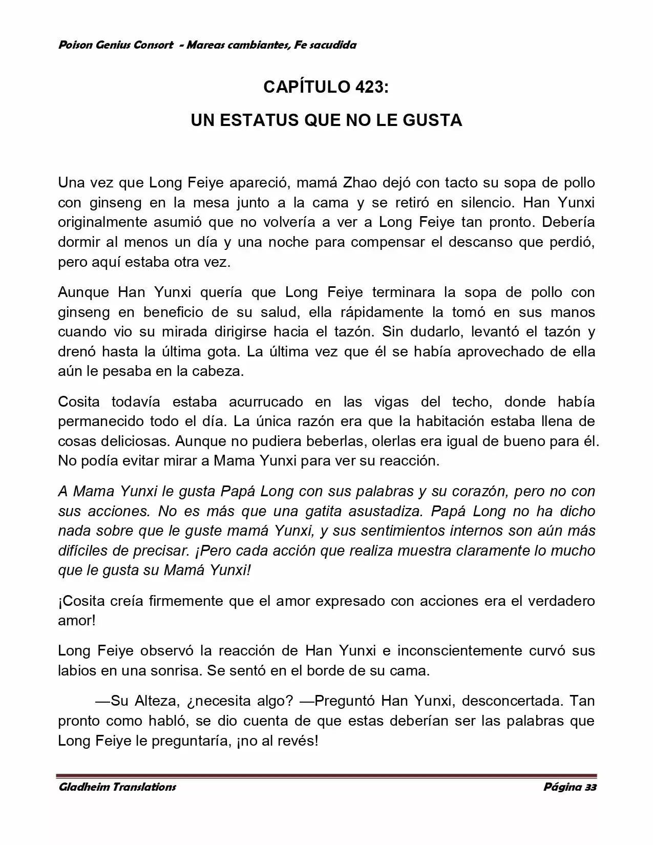 Poison Genious Consort (Novela) - Capítulo 355 - Página 32 - LectorTMOo