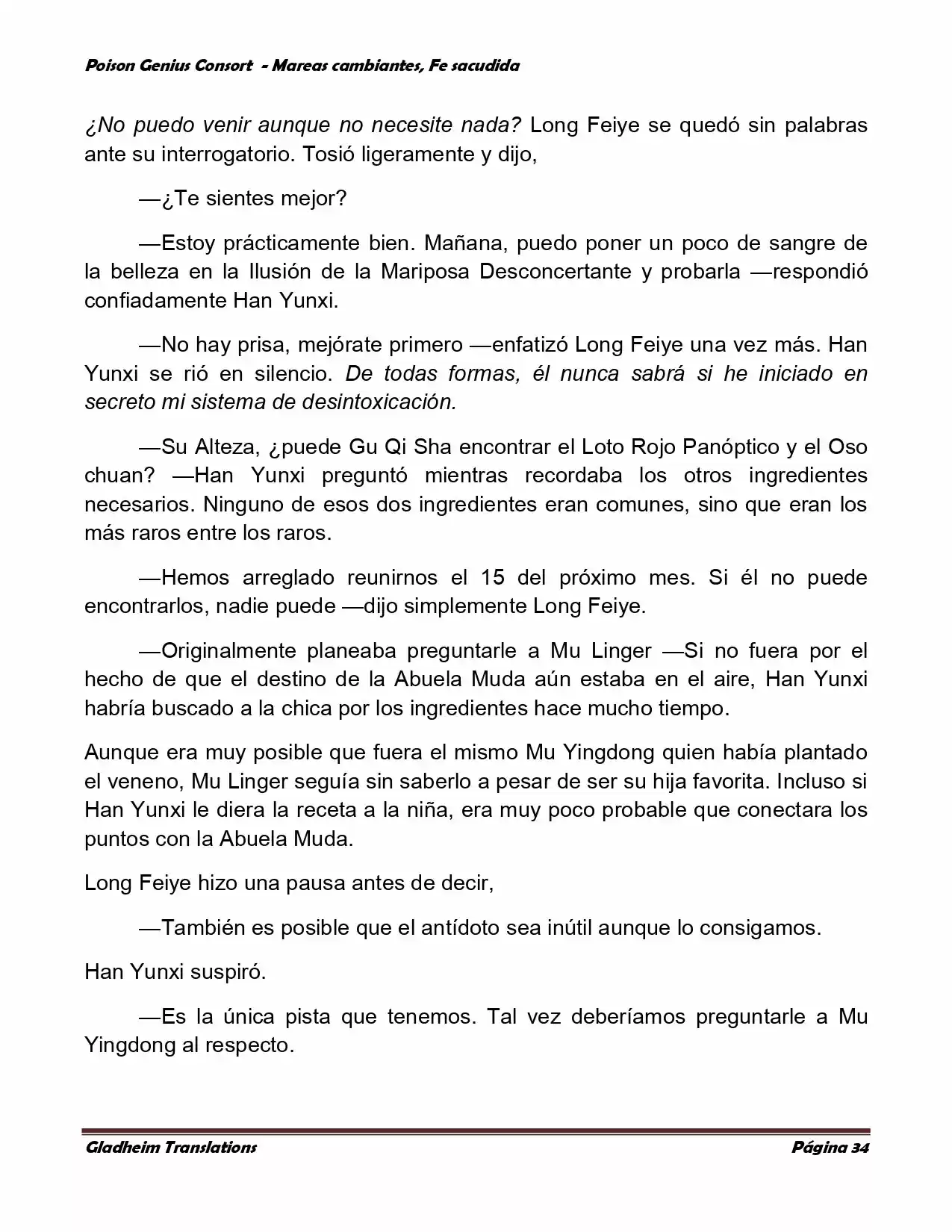 Poison Genious Consort (Novela) - Capítulo 355 - Página 33 - LectorTMOo