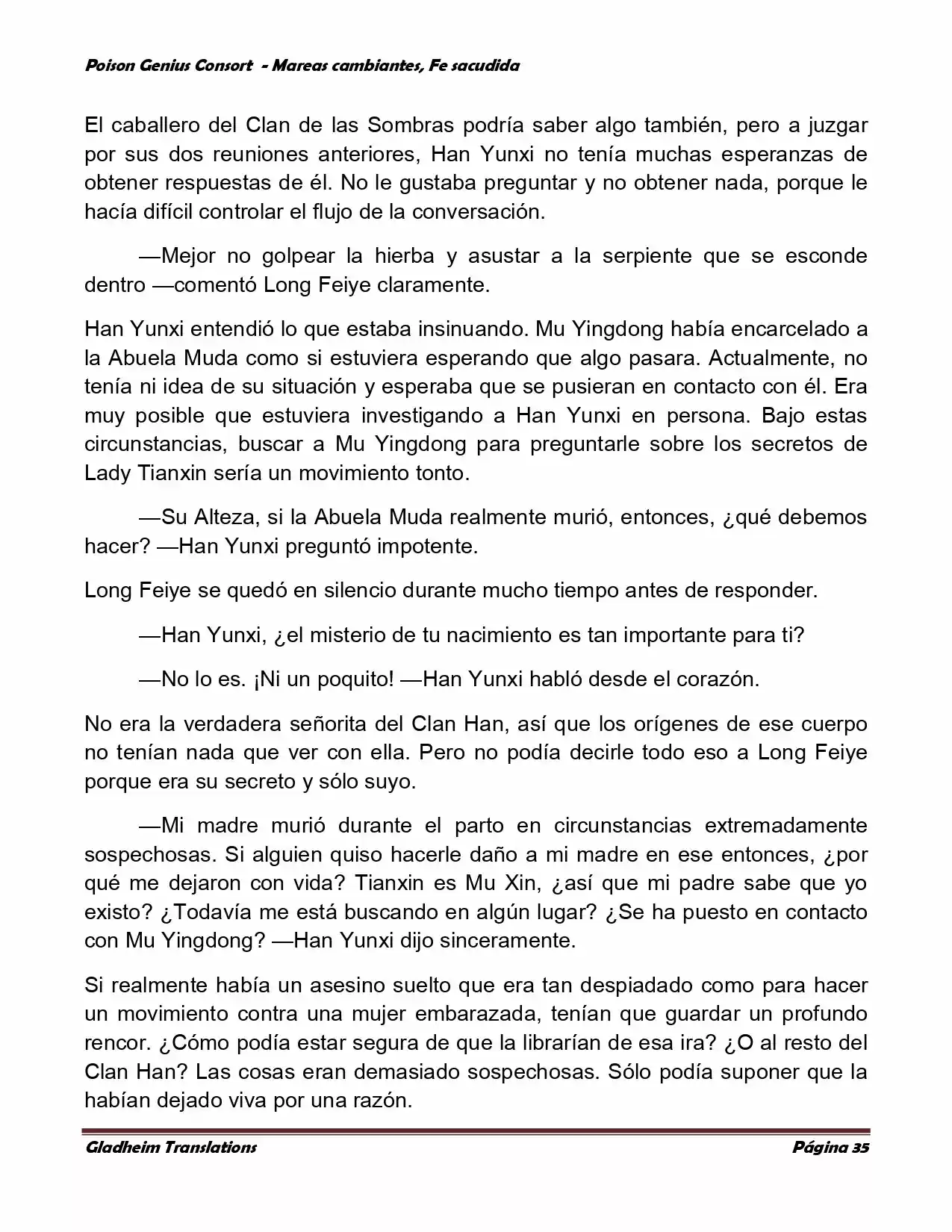Poison Genious Consort (Novela) - Capítulo 355 - Página 34 - LectorTMOo