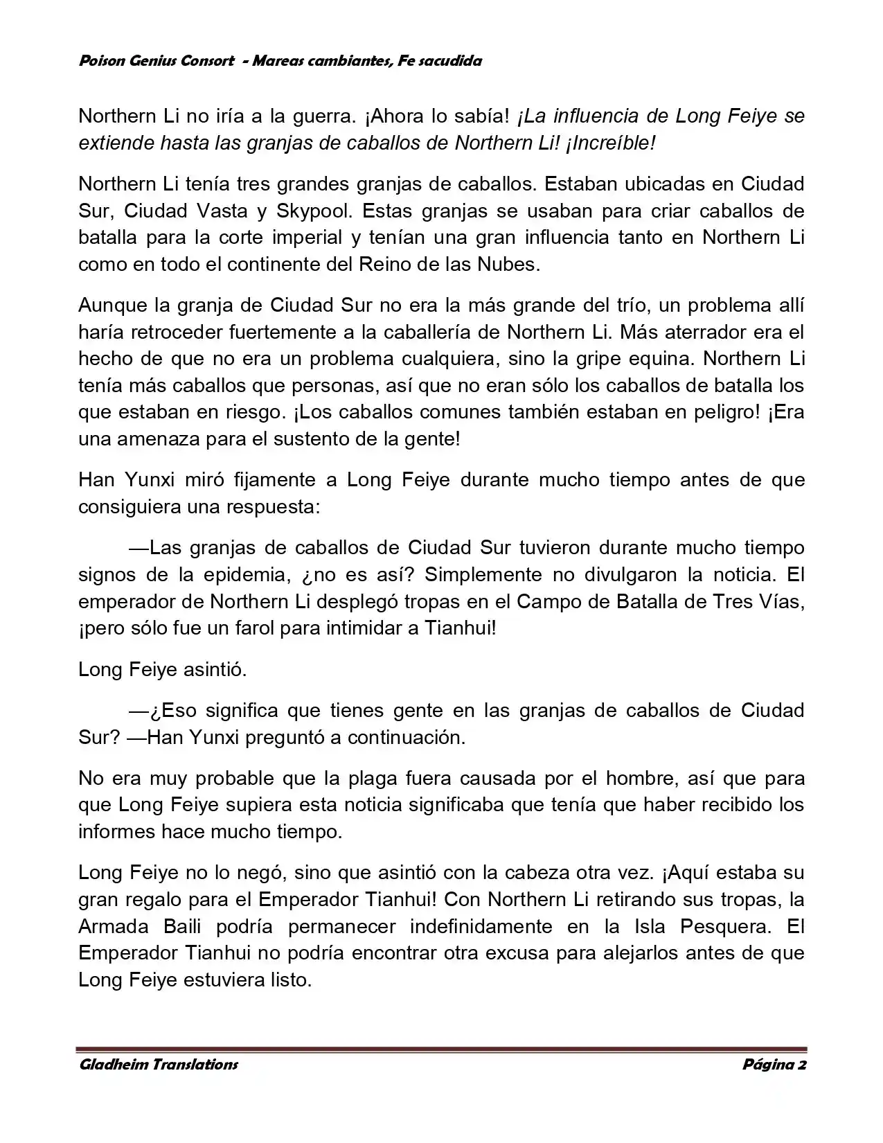 Poison Genious Consort (Novela) - Capítulo 356 - Página 2 - LectorTMOo