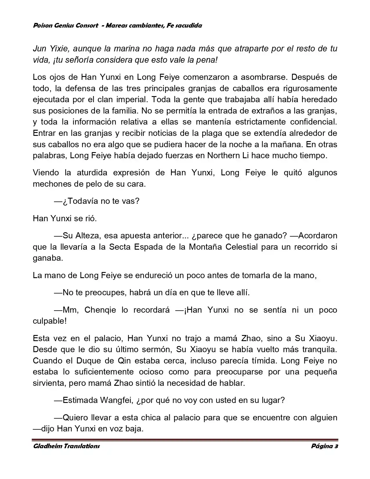 Poison Genious Consort (Novela) - Capítulo 356 - Página 3 - LectorTMOo