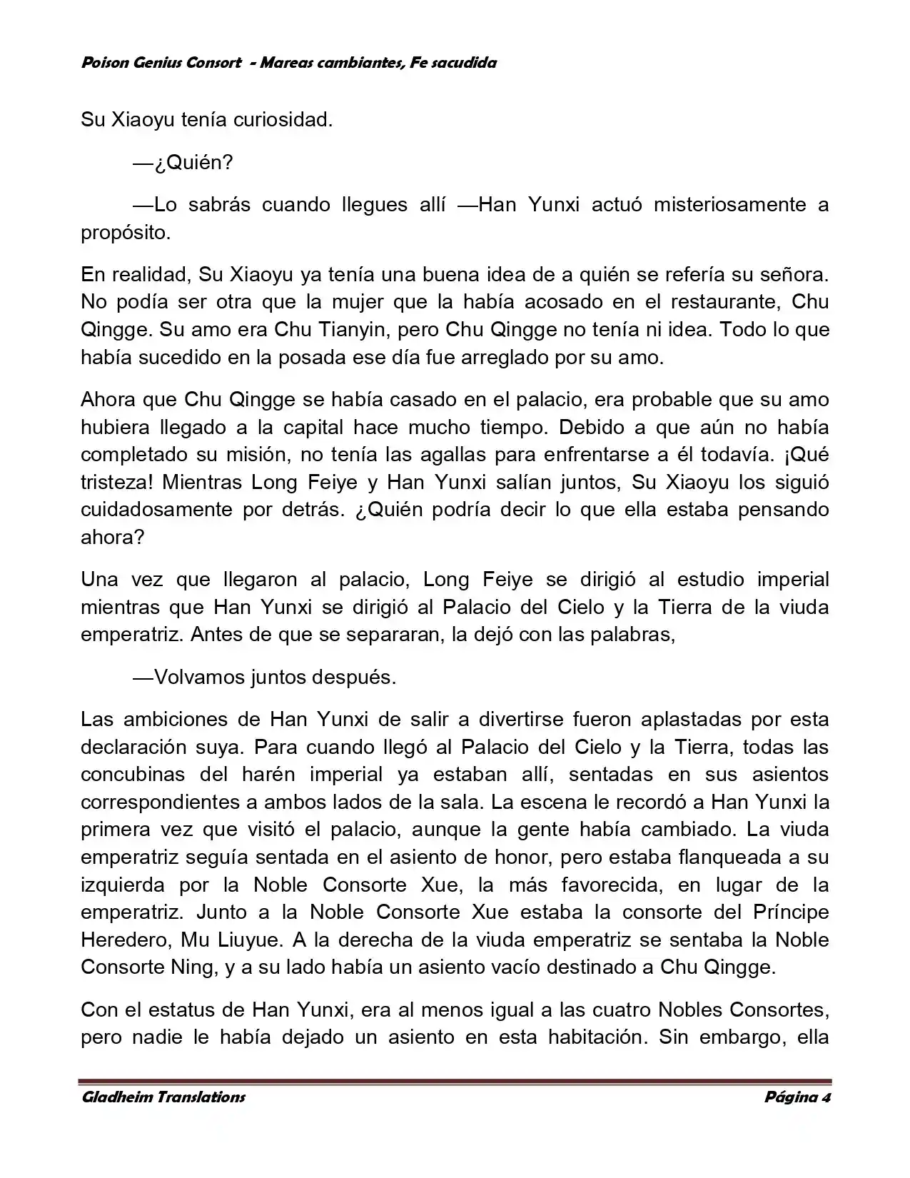 Poison Genious Consort (Novela) - Capítulo 356 - Página 4 - LectorTMOo