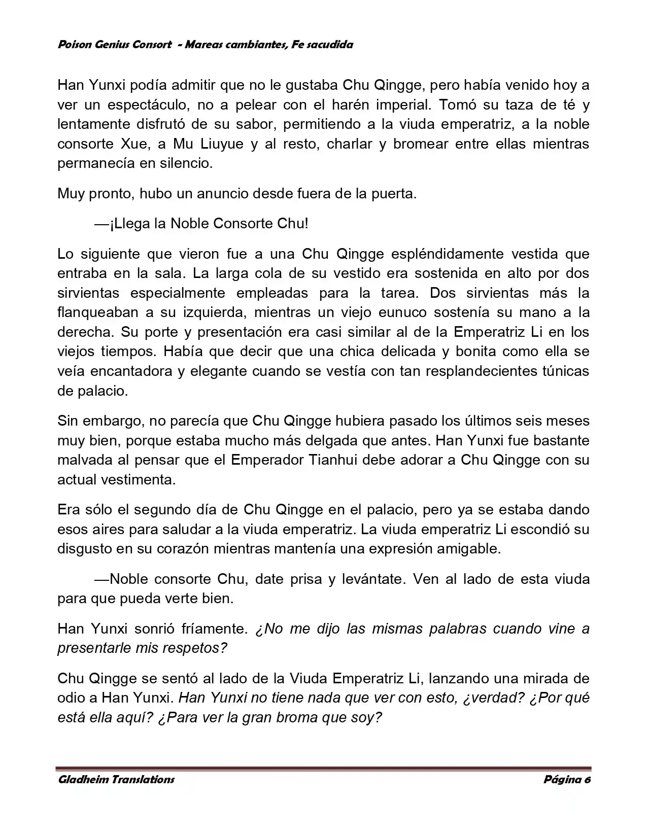 Poison Genious Consort (Novela) - Capítulo 356 - Página 6 - LectorTMOo
