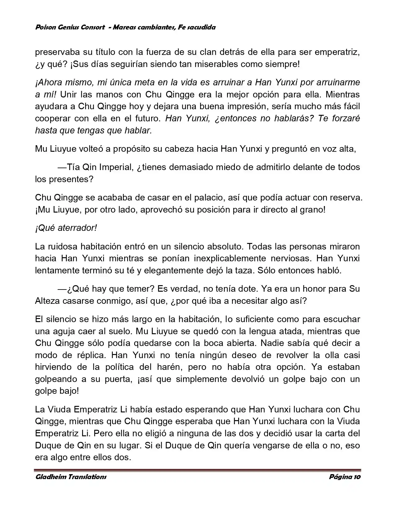 Poison Genious Consort (Novela) - Capítulo 356 - Página 10 - LectorTMOo