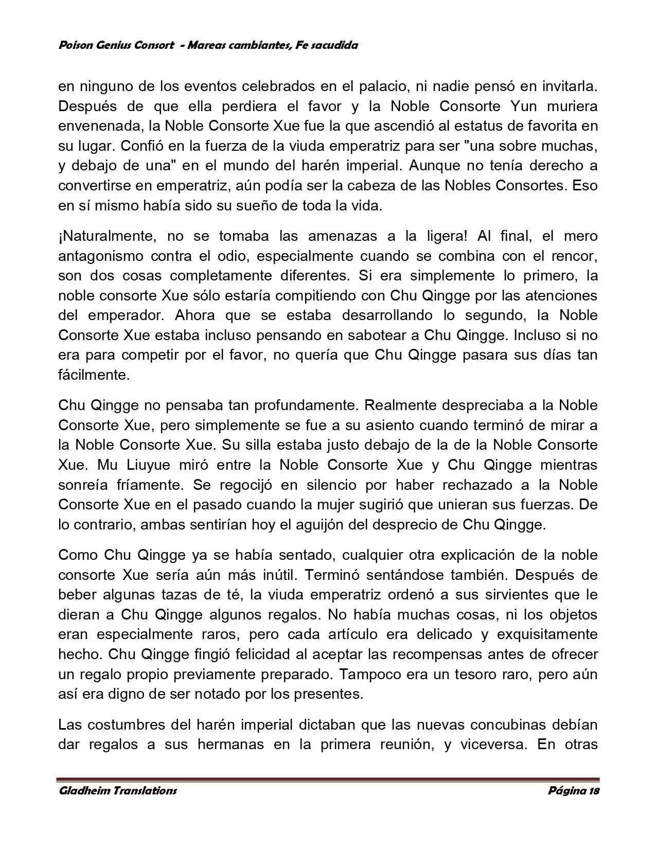 Poison Genious Consort (Novela) - Capítulo 356 - Página 18 - LectorTMOo
