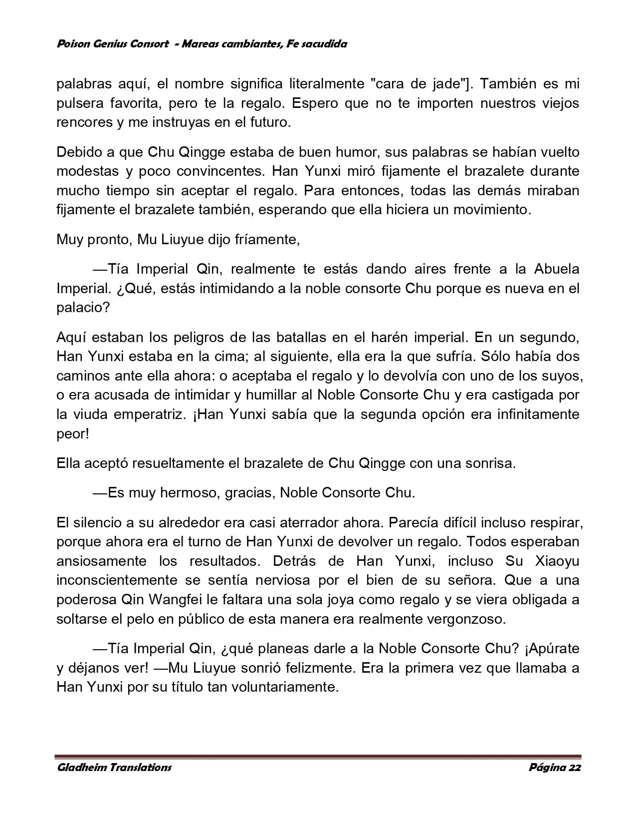 Poison Genious Consort (Novela) - Capítulo 356 - Página 22 - LectorTMOo