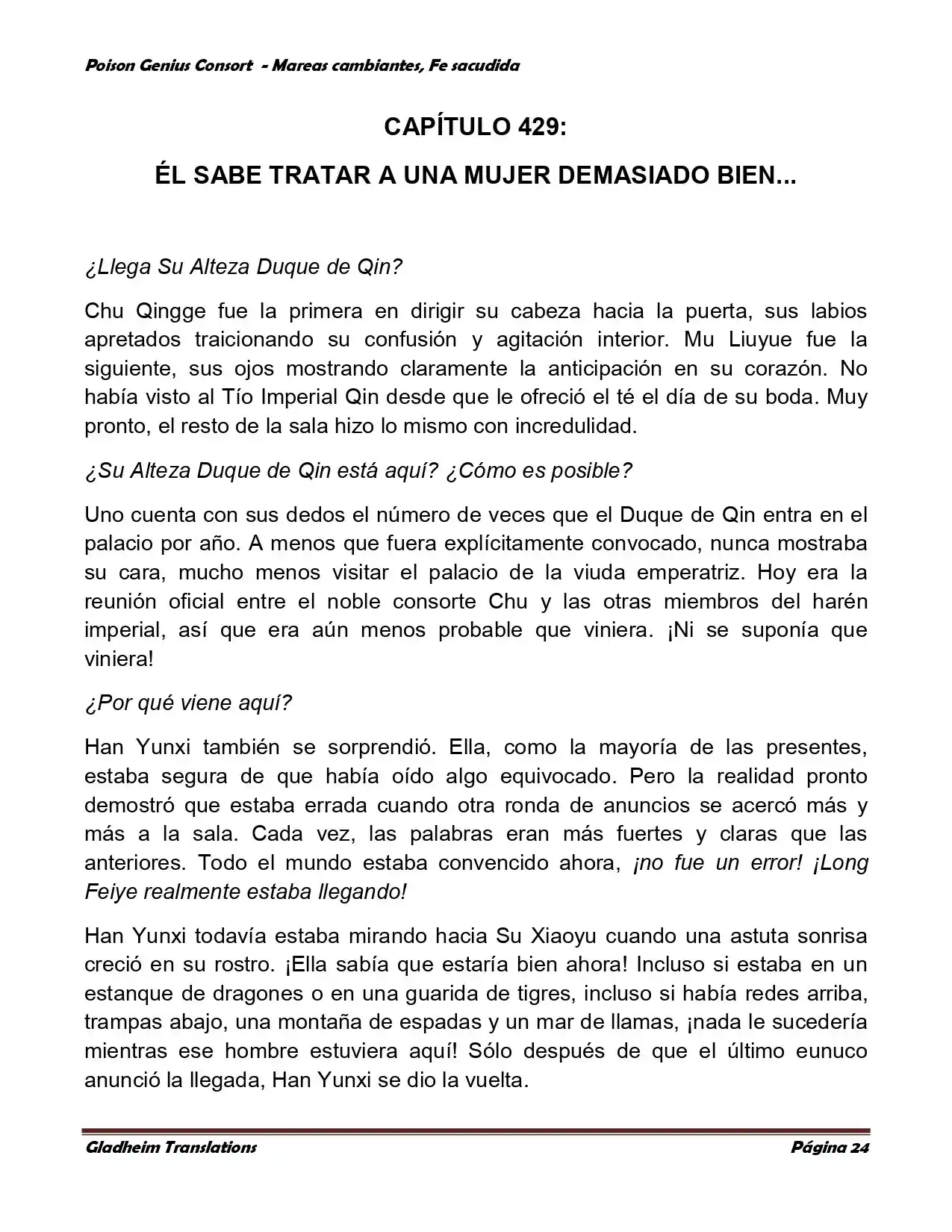 Poison Genious Consort (Novela) - Capítulo 356 - Página 24 - LectorTMOo