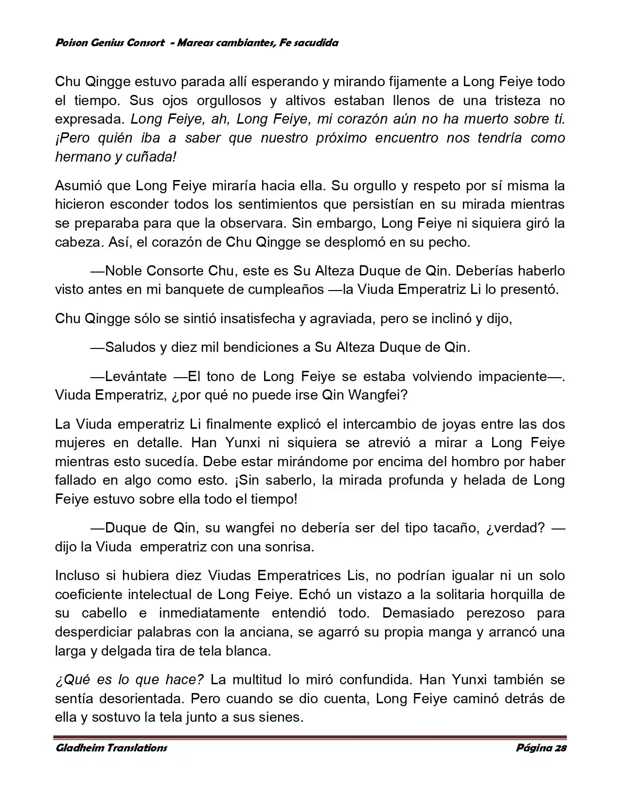 Poison Genious Consort (Novela) - Capítulo 356 - Página 28 - LectorTMOo