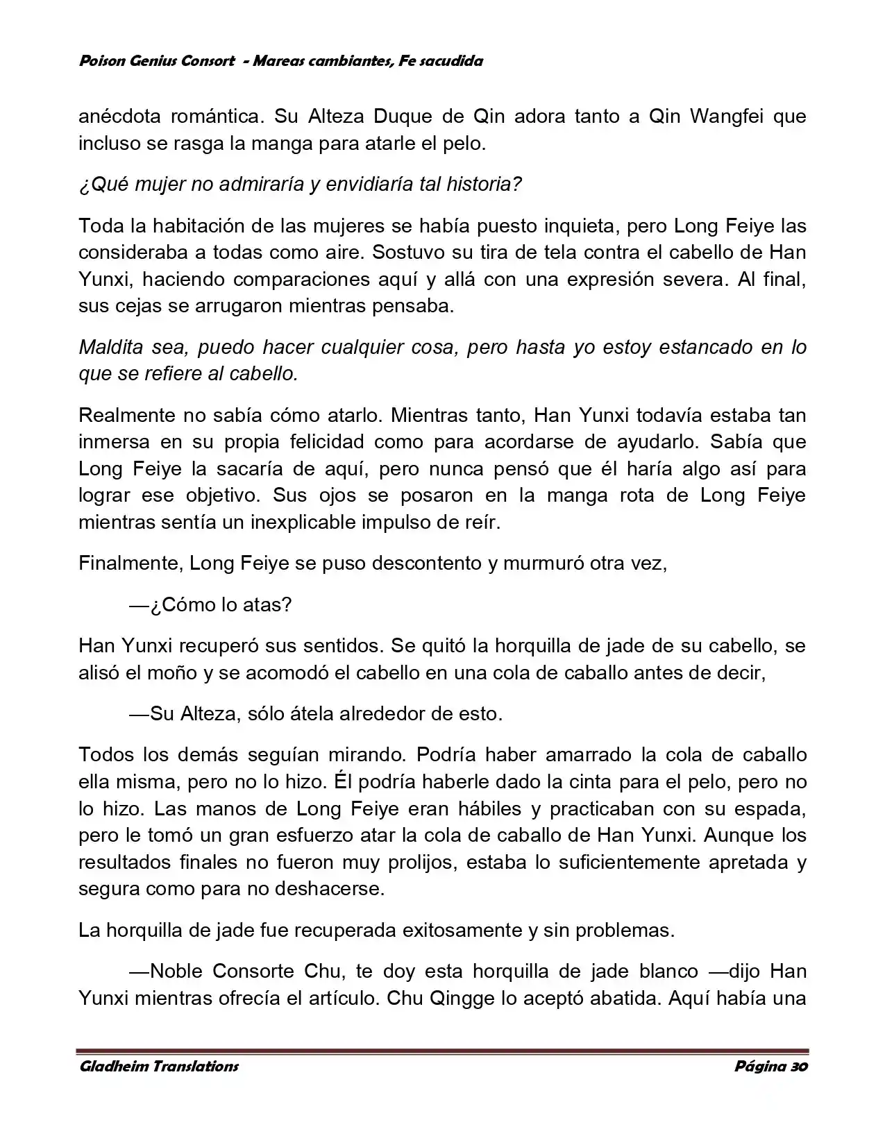 Poison Genious Consort (Novela) - Capítulo 356 - Página 30 - LectorTMOo