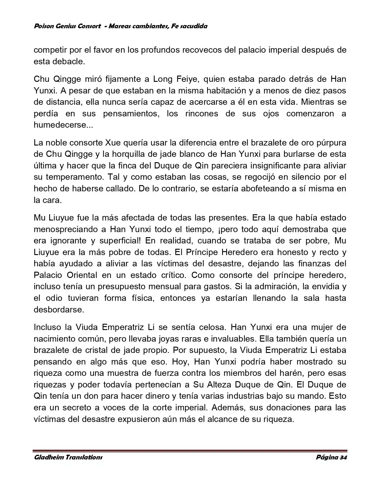 Poison Genious Consort (Novela) - Capítulo 356 - Página 34 - LectorTMOo