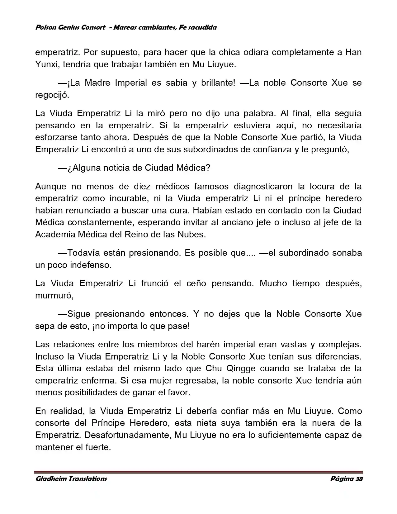 Poison Genious Consort (Novela) - Capítulo 356 - Página 38 - LectorTMOo