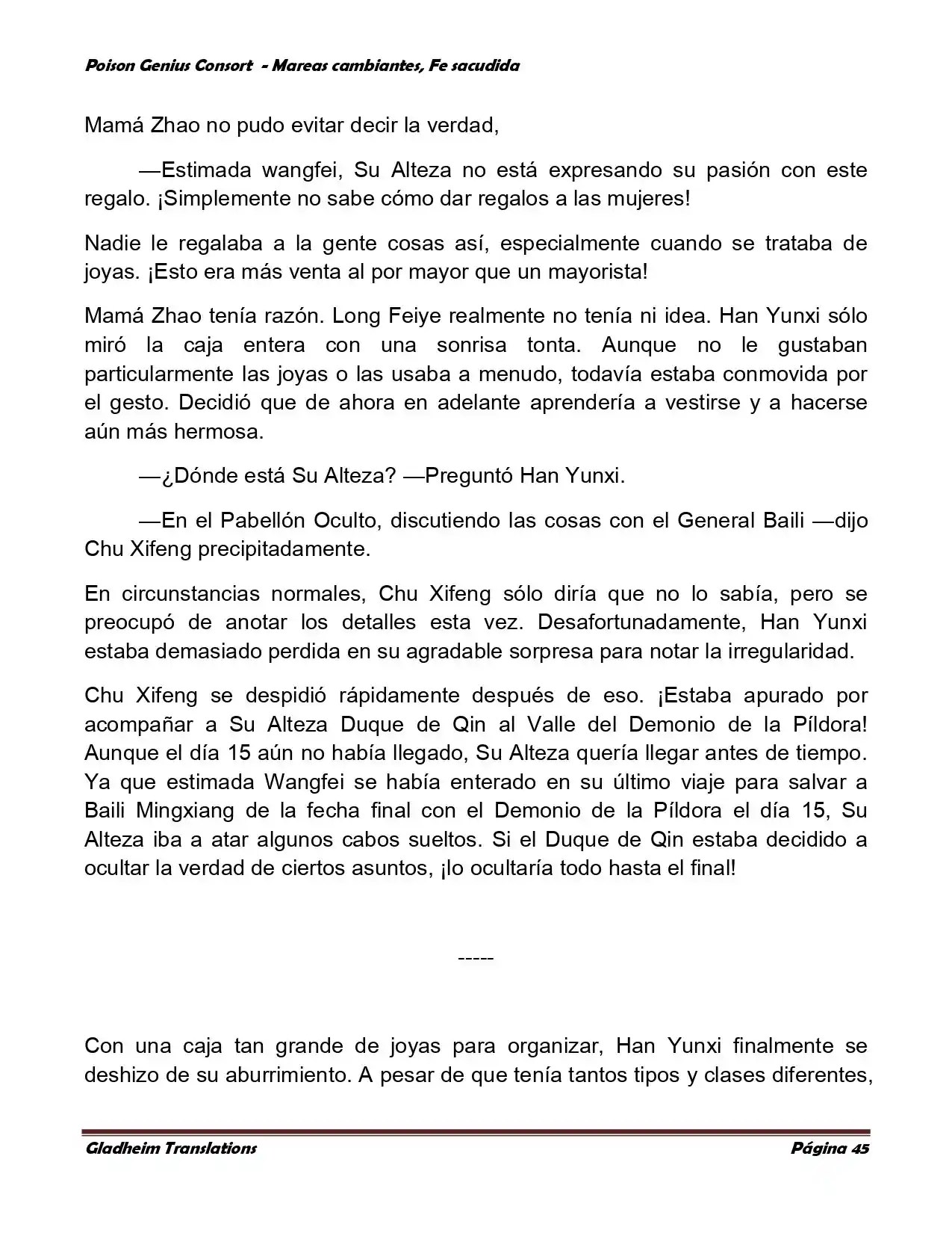 Poison Genious Consort (Novela) - Capítulo 356 - Página 45 - LectorTMOo
