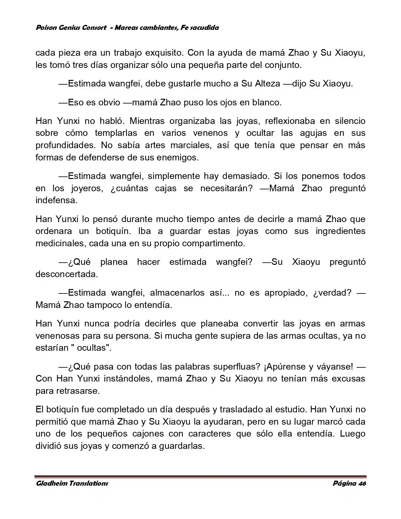 Poison Genious Consort (Novela) - Capítulo 356 - Página 46 - LectorTMOo
