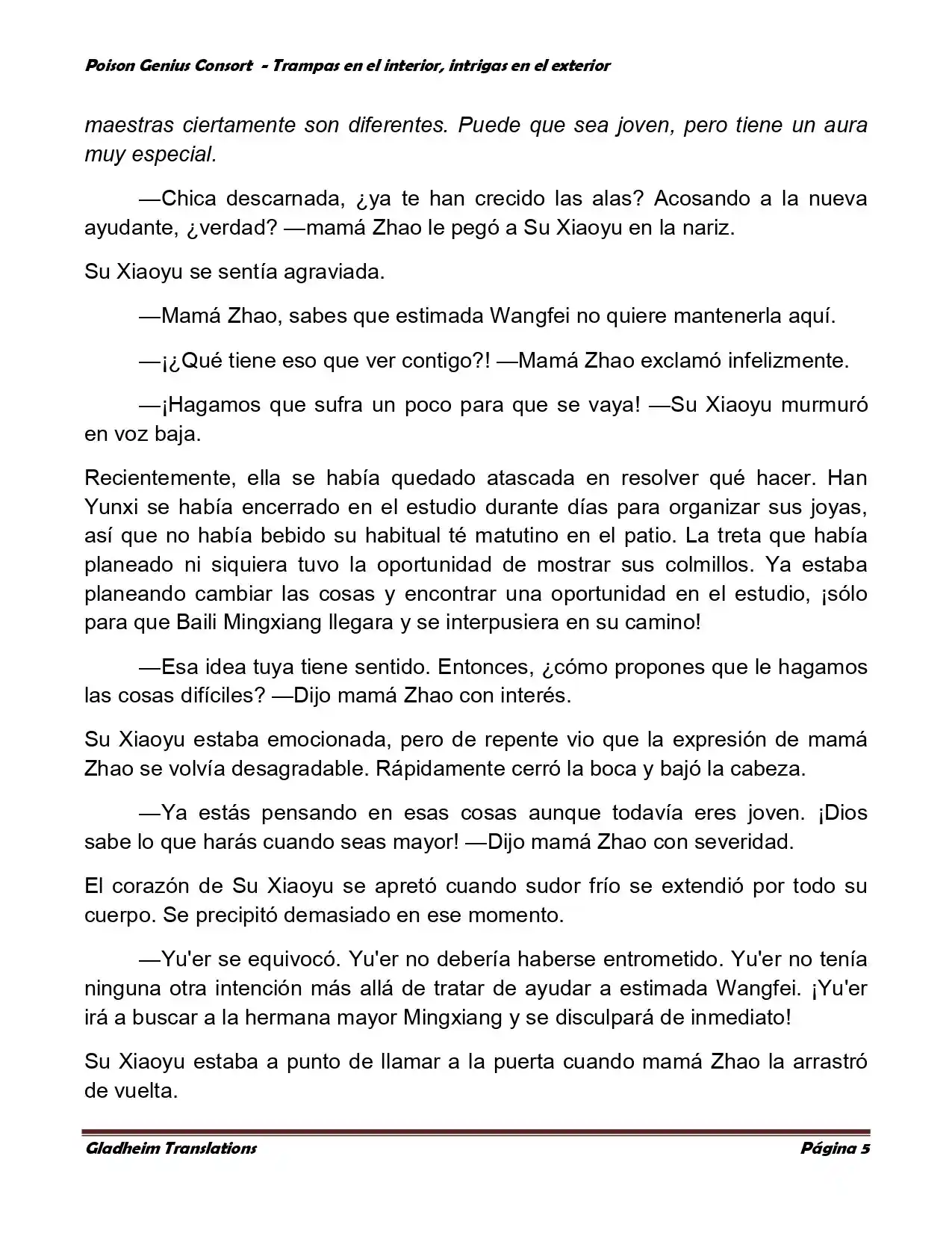 Poison Genious Consort (Novela) - Capítulo 357 - Página 5 - LectorTMOo