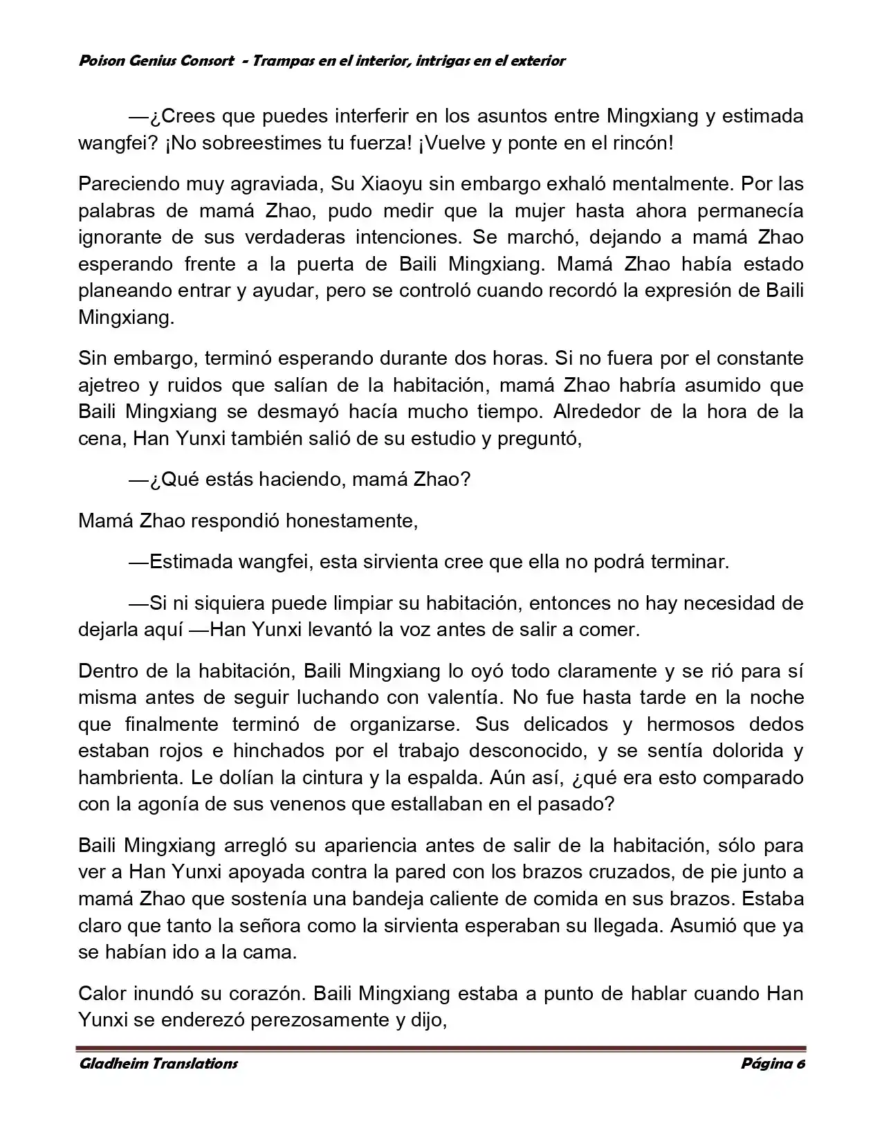 Poison Genious Consort (Novela) - Capítulo 357 - Página 6 - LectorTMOo