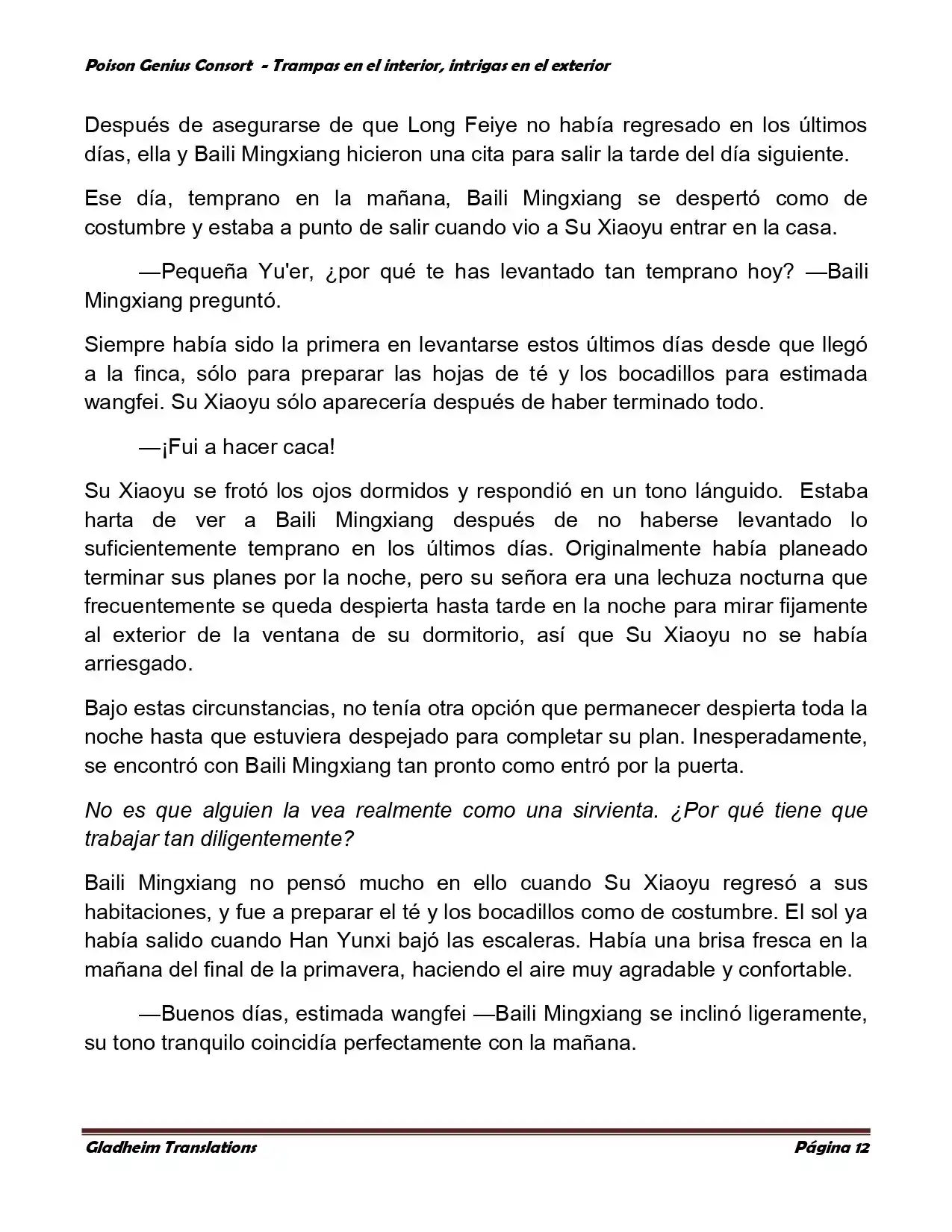 Poison Genious Consort (Novela) - Capítulo 357 - Página 12 - LectorTMOo