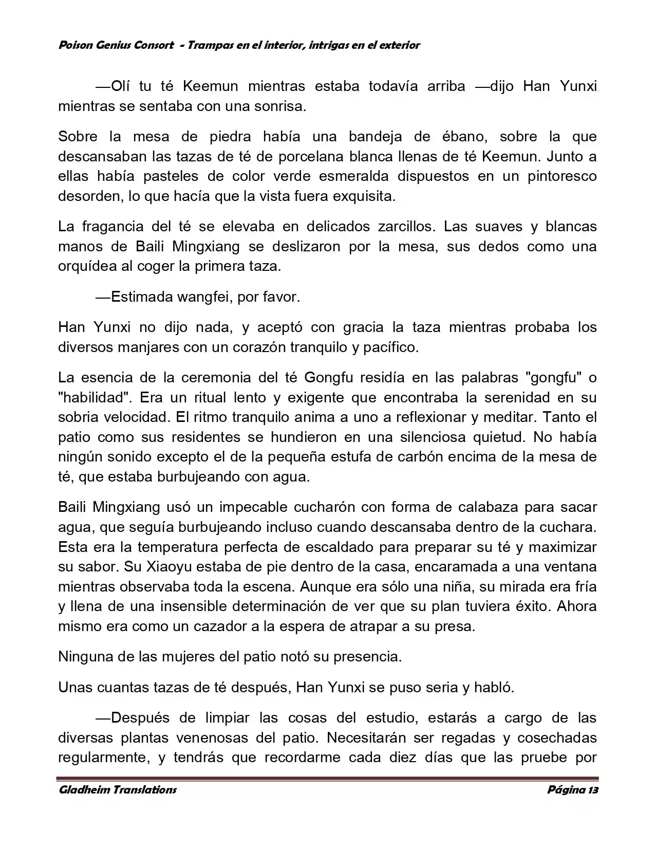 Poison Genious Consort (Novela) - Capítulo 357 - Página 13 - LectorTMOo