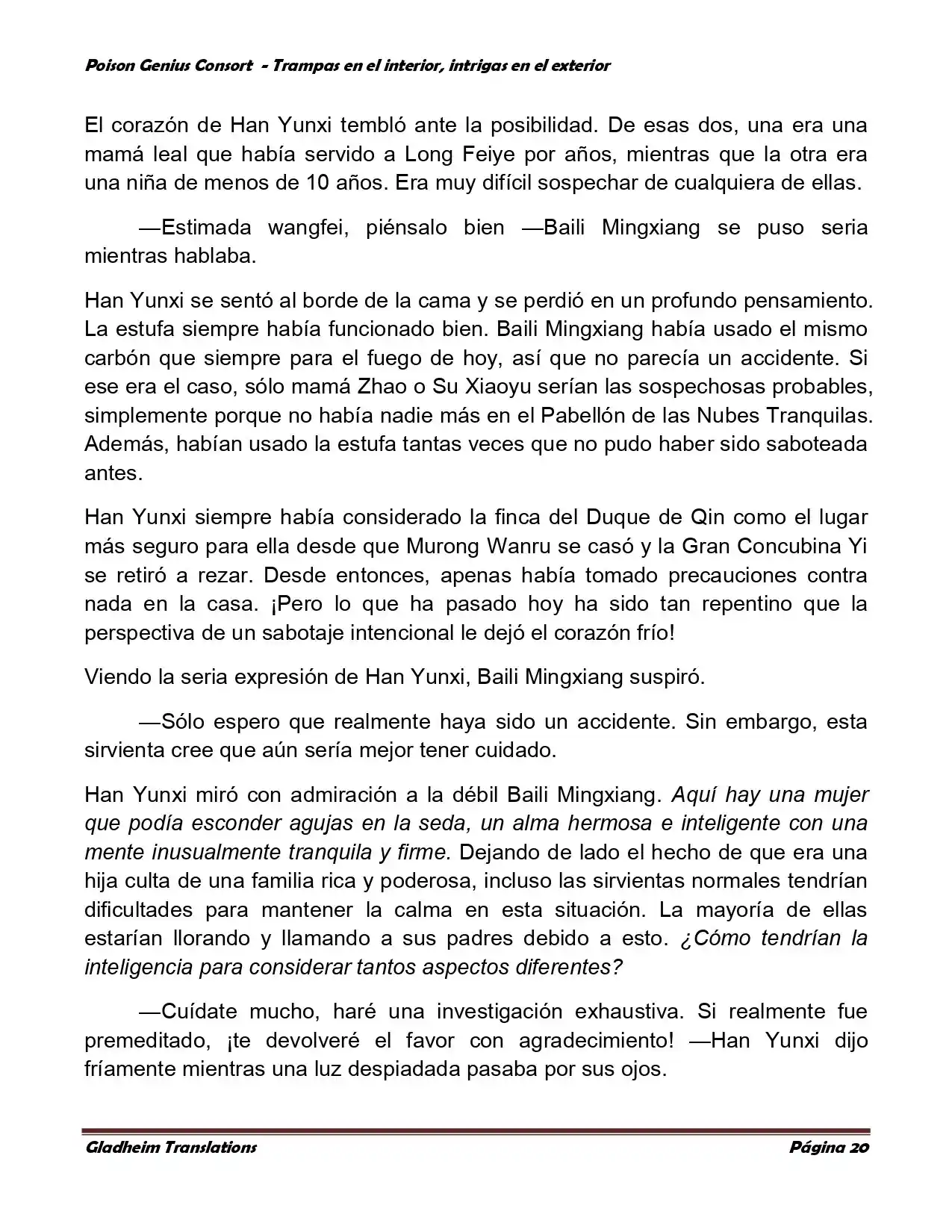 Poison Genious Consort (Novela) - Capítulo 357 - Página 20 - LectorTMOo