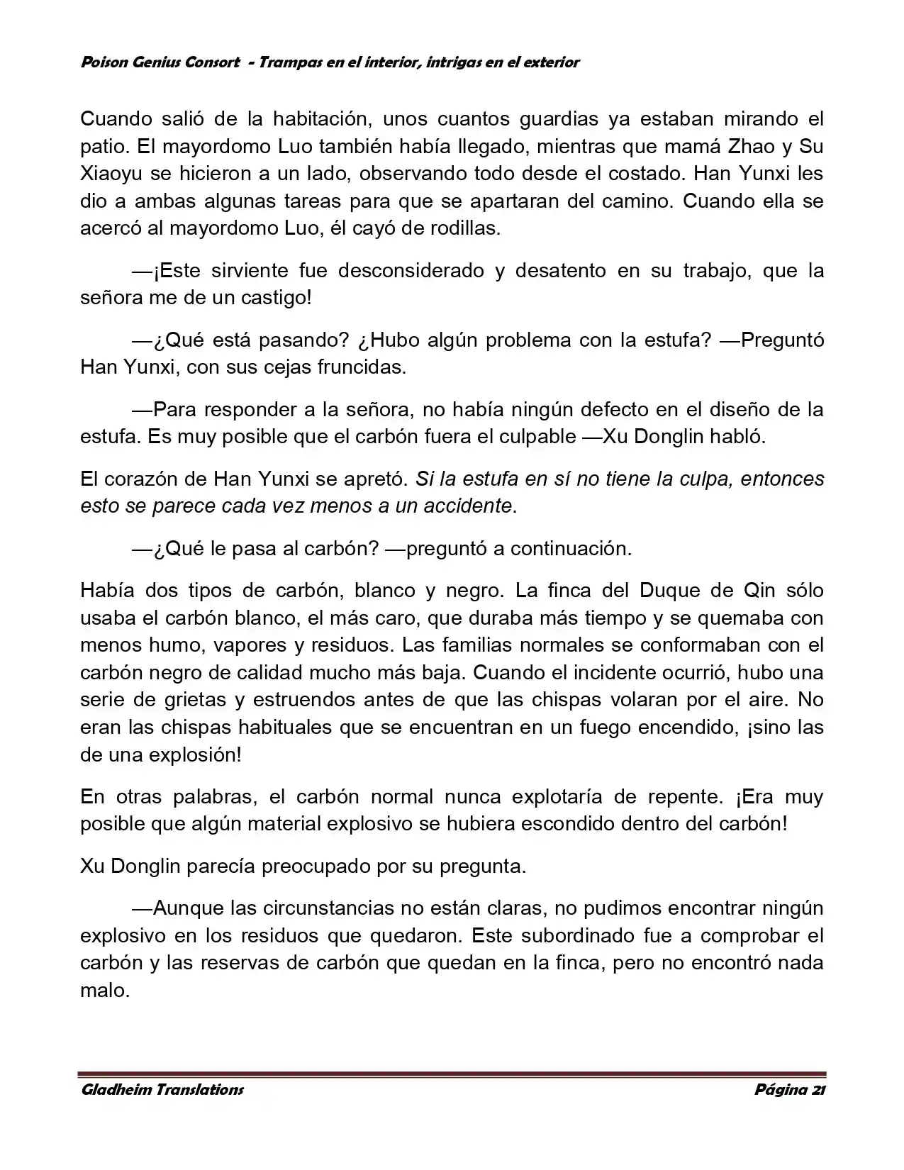 Poison Genious Consort (Novela) - Capítulo 357 - Página 21 - LectorTMOo